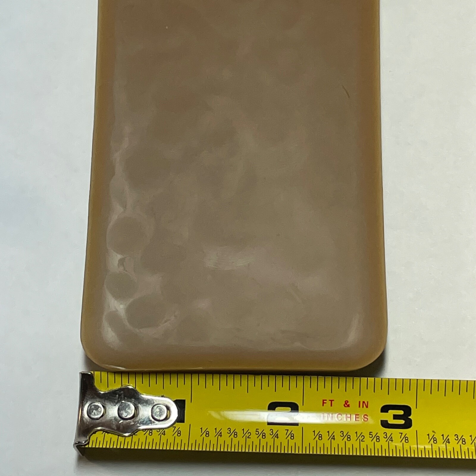 BEESWAX - natural dark - 4 oz bar - pure USA beeswax