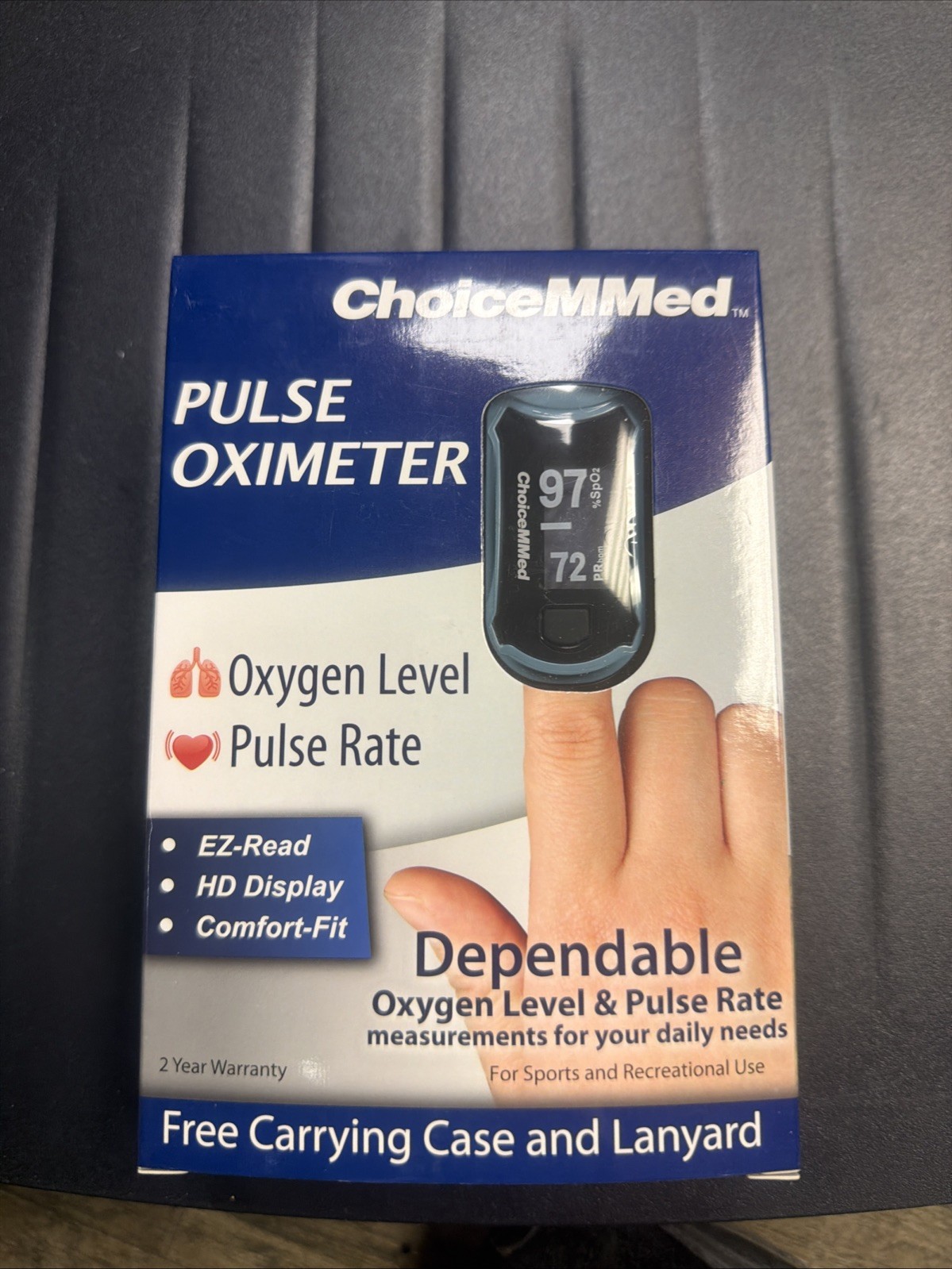 ChoiceMMed Pulse Oximeter Portable Fingertip Pulse Rate