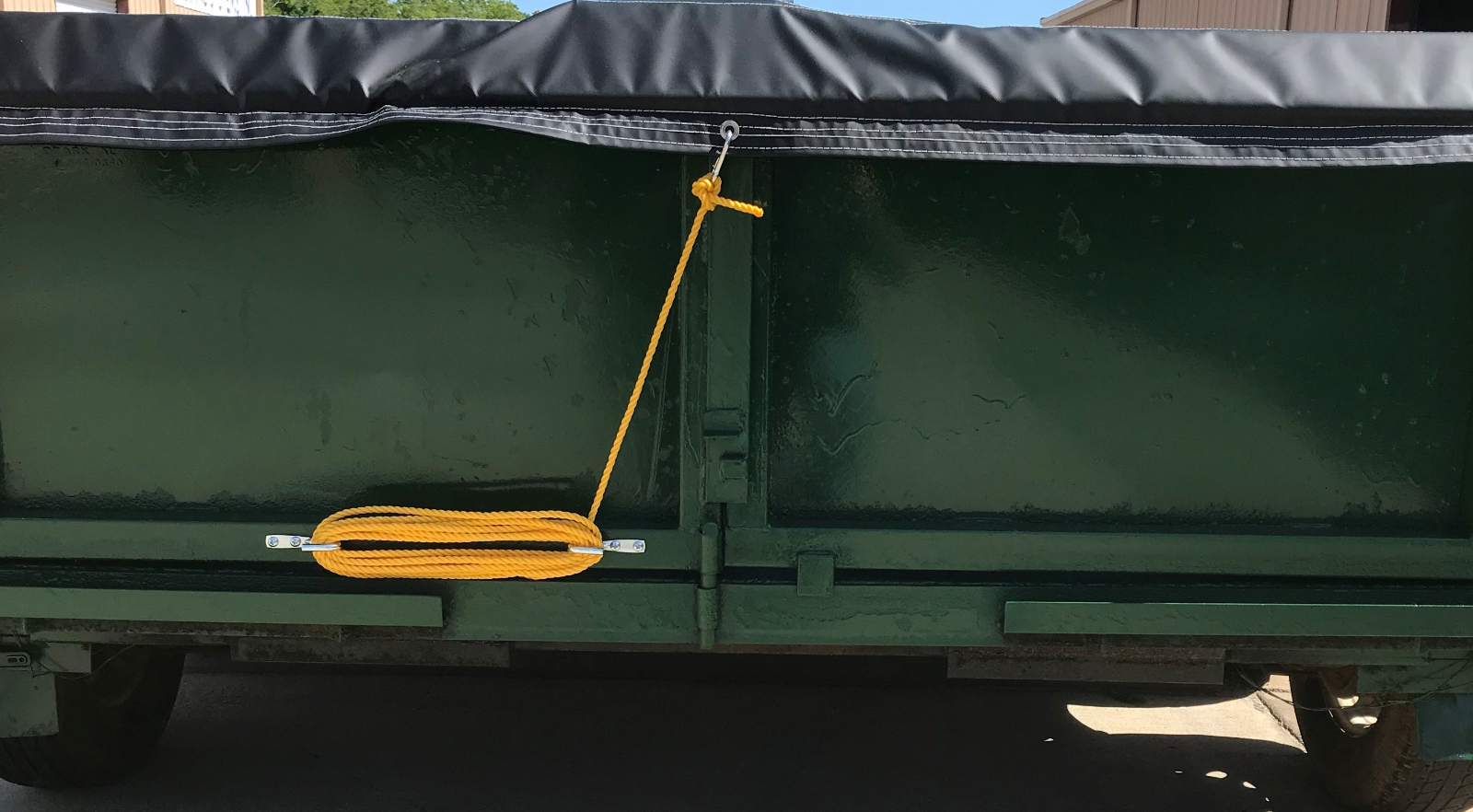 Dump Trailer Tarp System 6' x 15' Manual Dump Truck. SHIPS FREE INCLUDES TARP