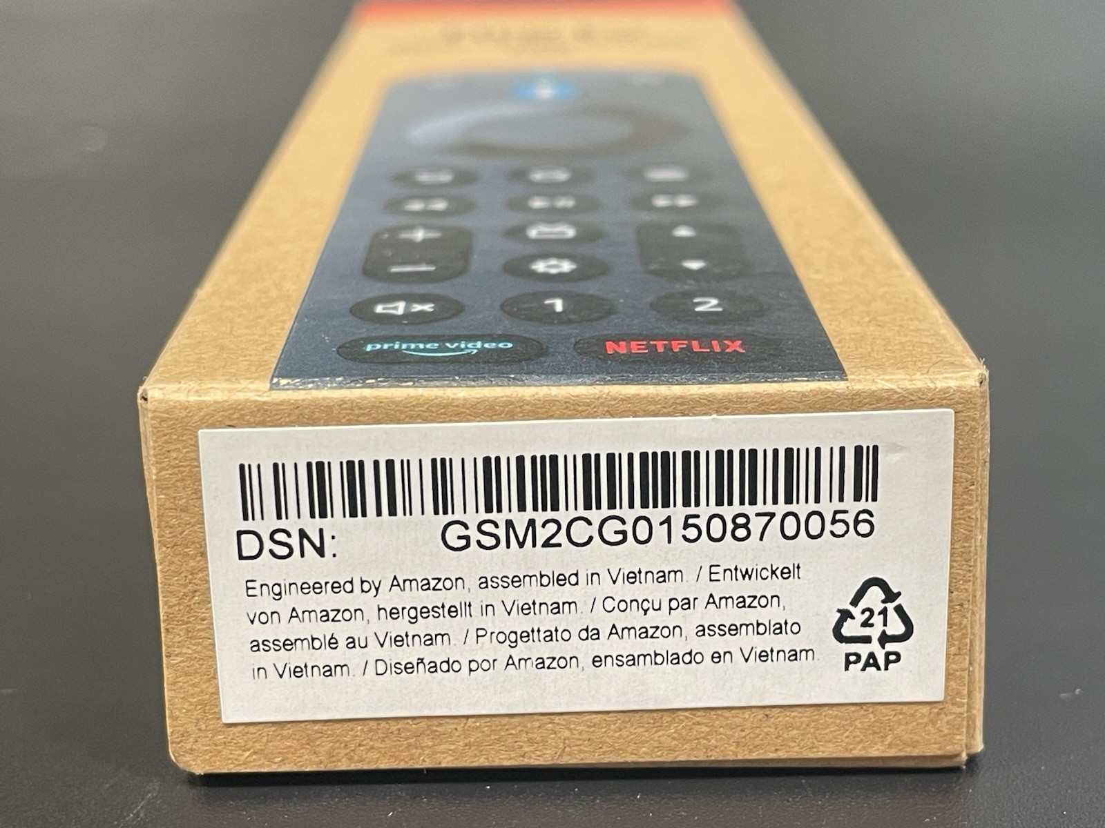 New GSM2CG OEM Amazon Alexa Fire TV Pro Voice Remote Control Brand New In Box