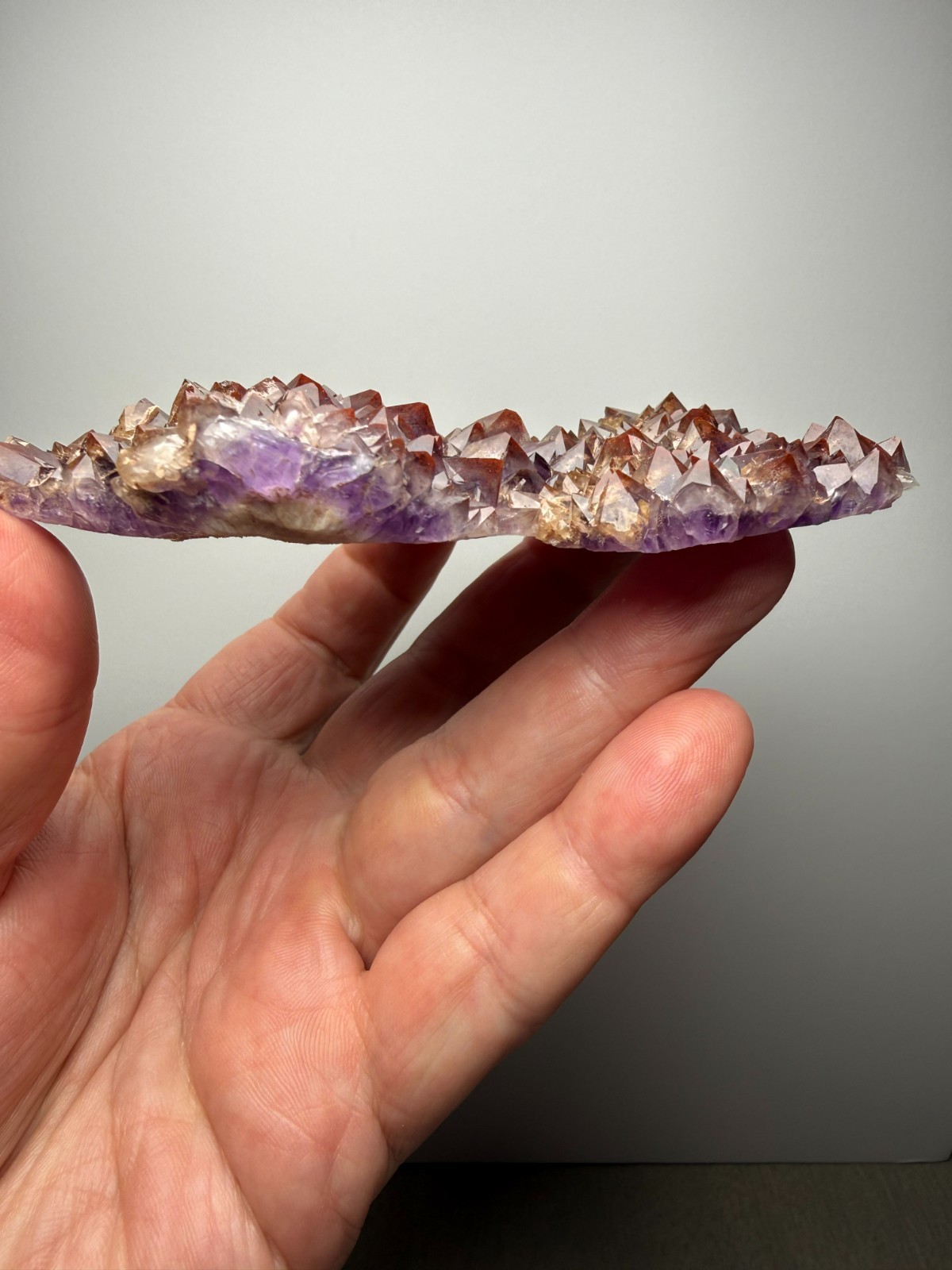 COLLECTORS!! Hematite included Amethyst plate - Blue Point Mine- Thunder Bay, CA