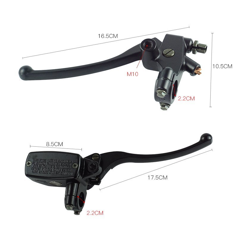 7/8" Motorcycle Handlebar Master Cylinder Hydraulic Brake Control & Clutch Lever