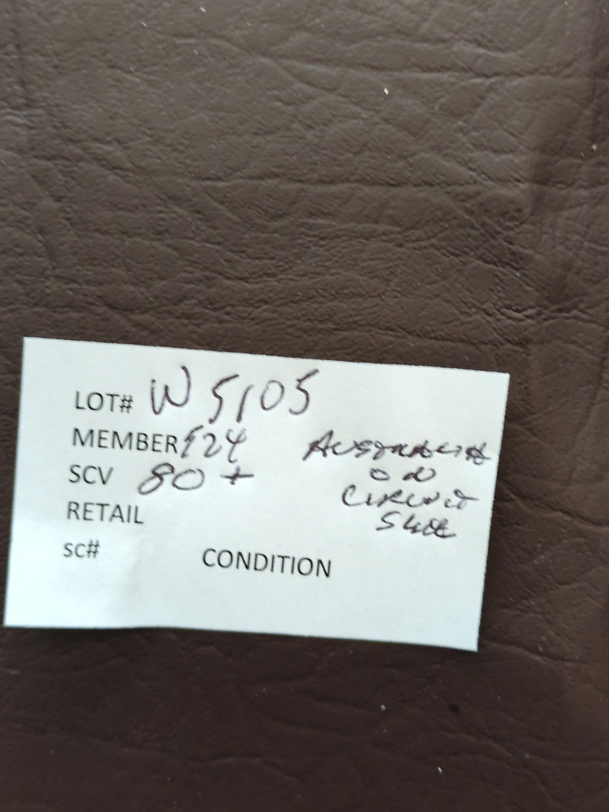 APC W5105 Australia on circuit sheets all identified sc over $80