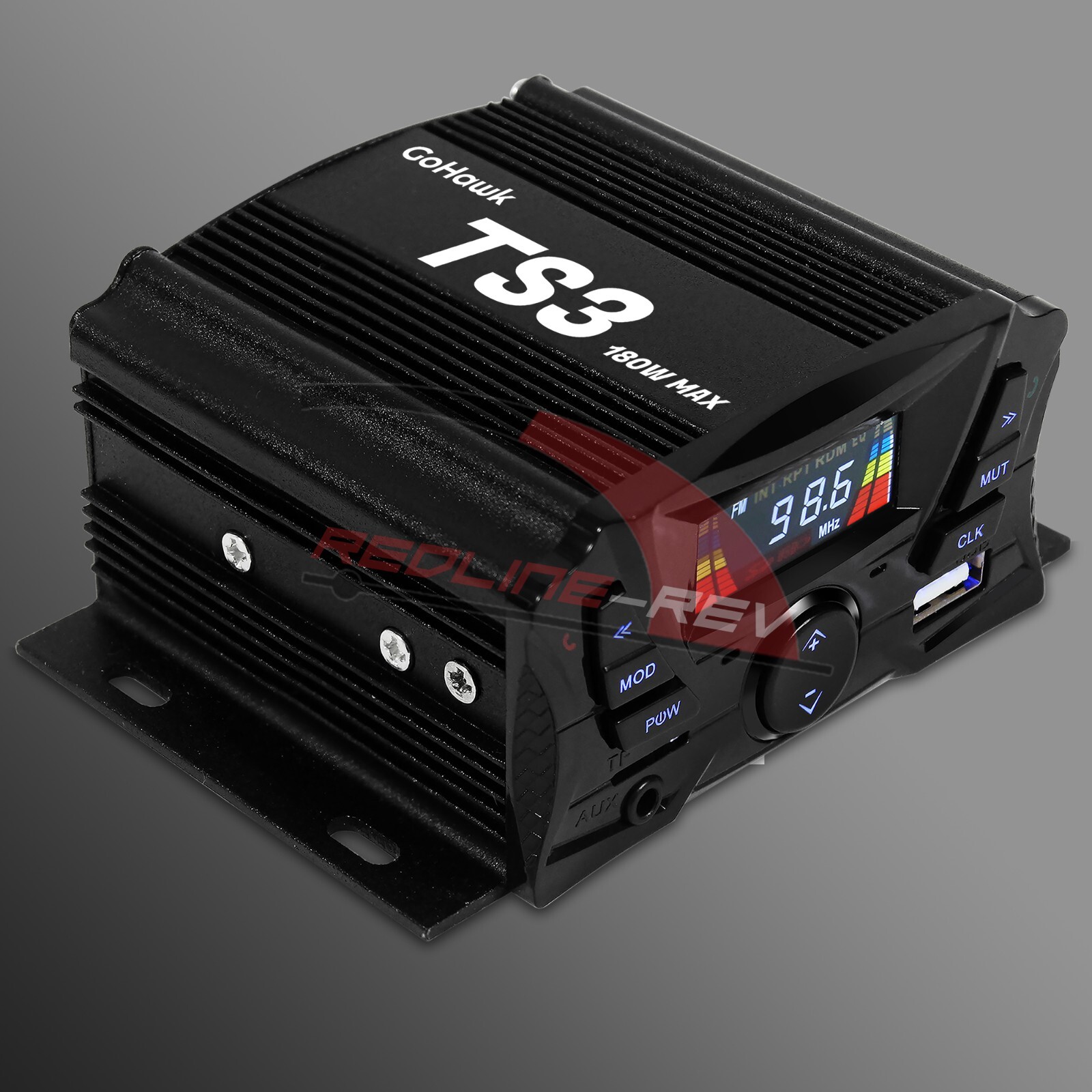 Waterproof Bluetooth Motorcycle ATV 4 Wheeler Audio Stereo Speakers System Radio