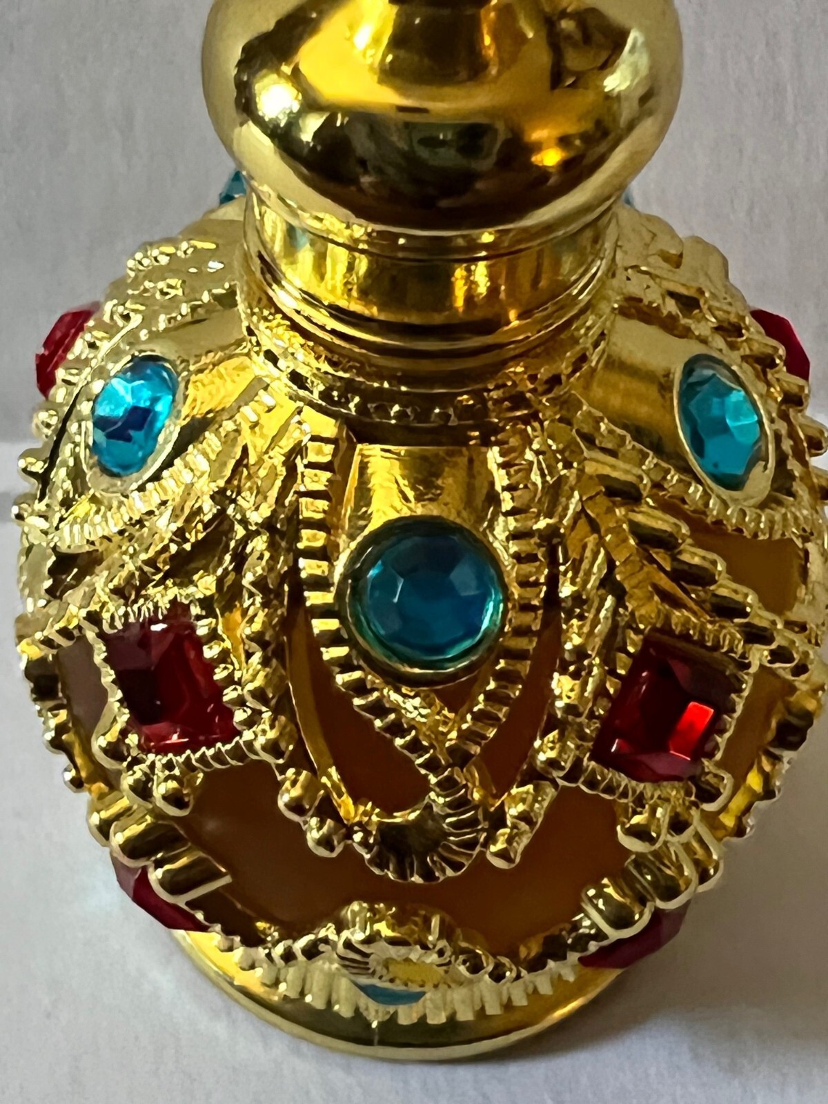 Yeshua Light of the World Prayer Anointing Oil Gold Gemstone Bottle 15 ML