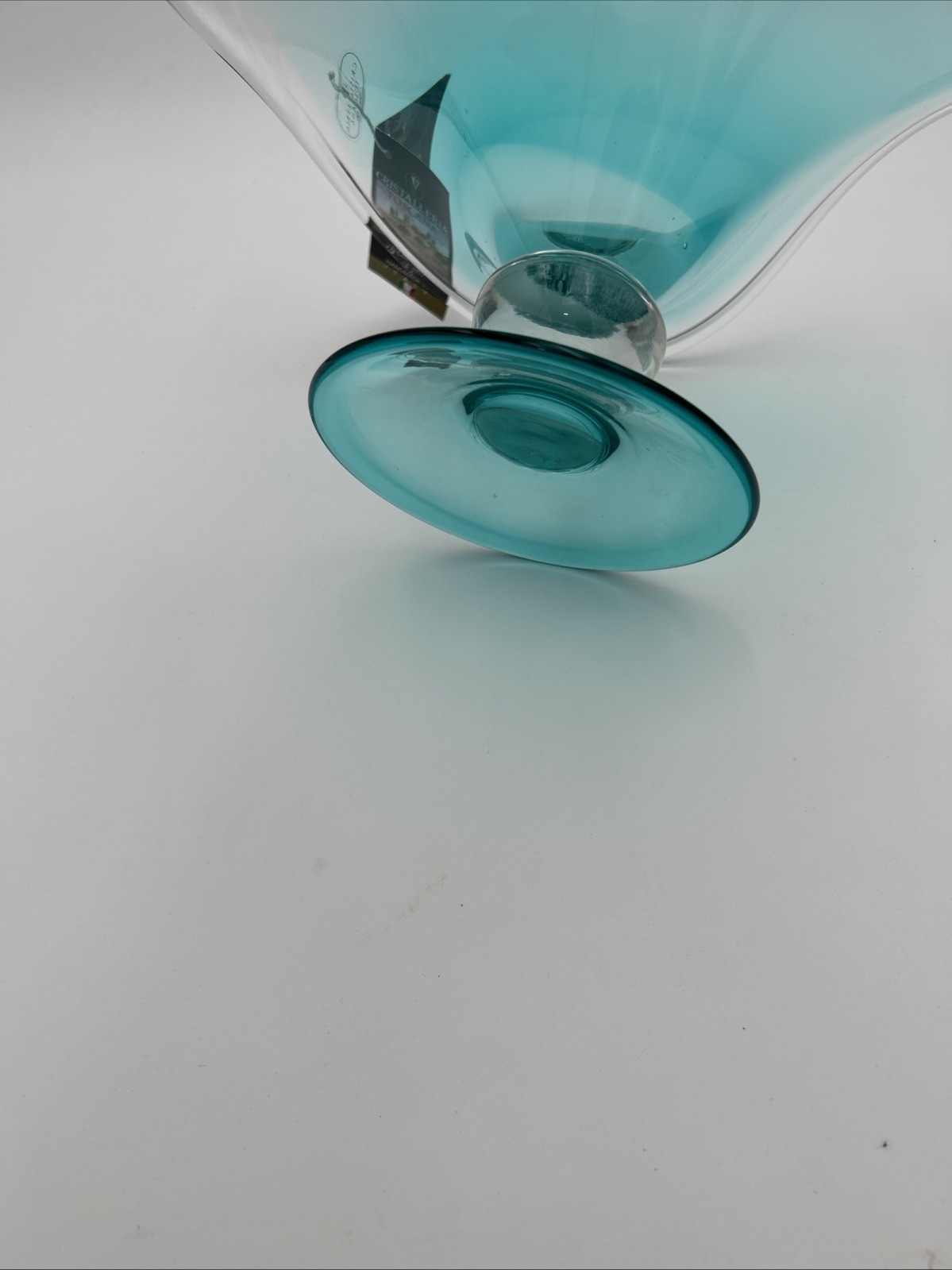 Cristalleria Toscana Blue Crystal Hand Made & Crafted in Italy