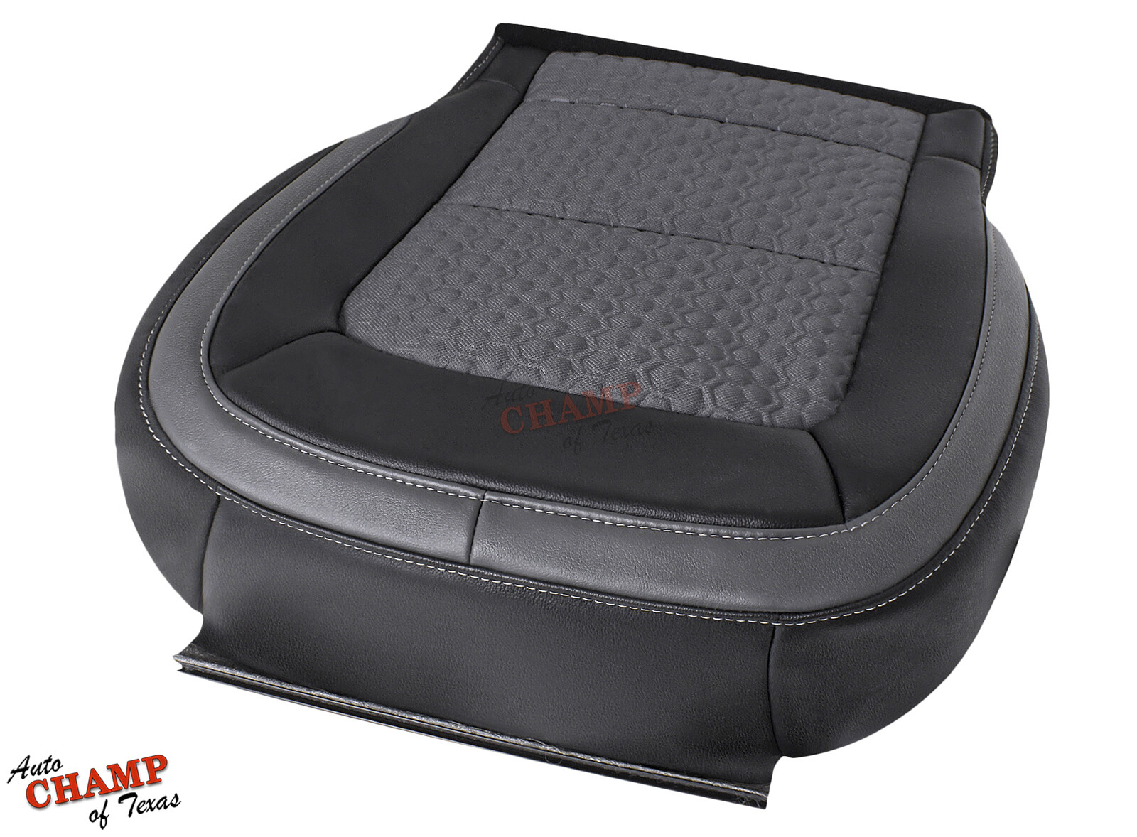 2015 -2020 Chevy Colorado Z71-Driver Side Bottom Cloth Seat Cover Black/Dk Gray