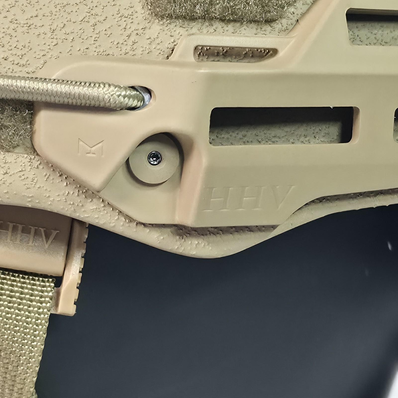 Hard Head Veterans HHV ATE Tactical Military Helmet Large Coyote w/Mount/Cover