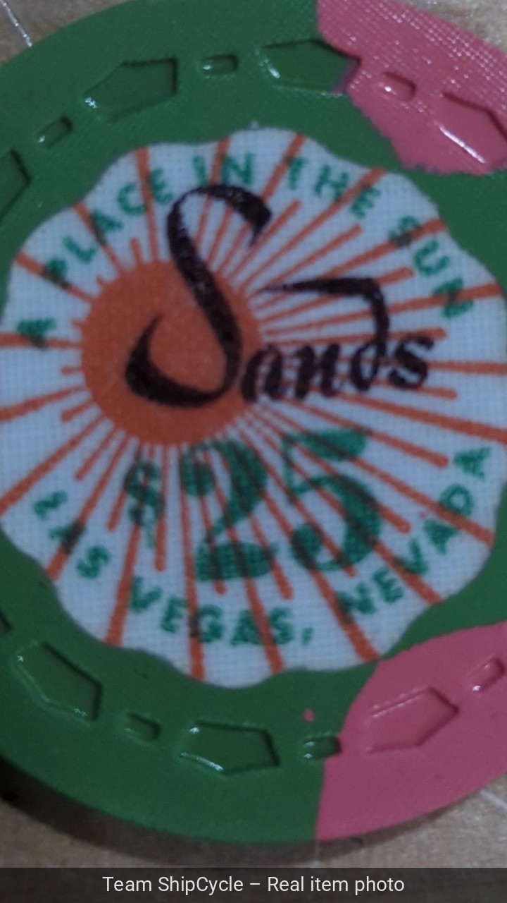 Casino Chip 25 Sands Hotel Las Vegas Nevada G2U