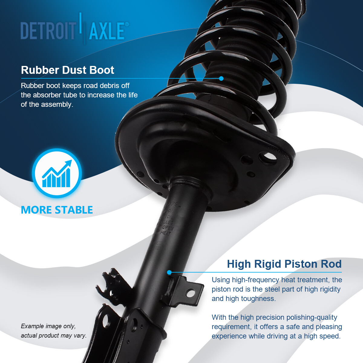 Front & Rear Spring Struts for 2006 2007 2008 2009 2010 2011 Toyota Avalon Camry