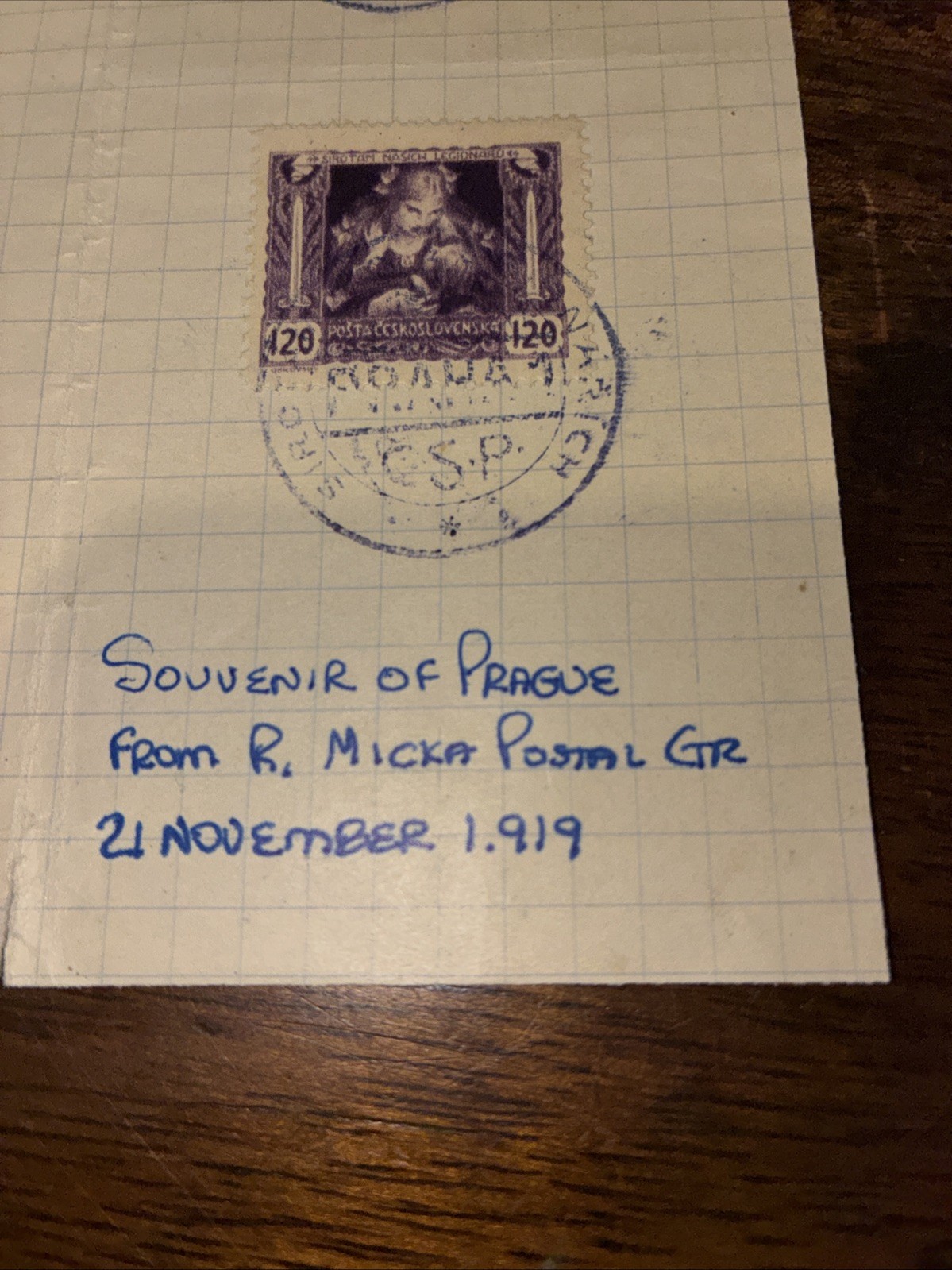 Czechoslovakia 1919 -Legionnaires- Widows and Orphans -Michel 34-40 Used W Postm