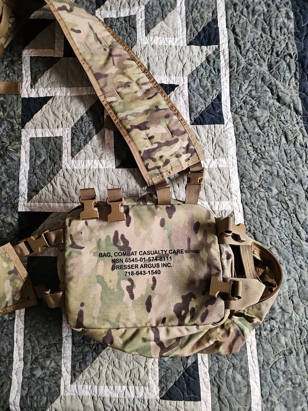 Tactical Combat Casualty Care Bag Multicam medical 718-643-1540 NSN (C9)