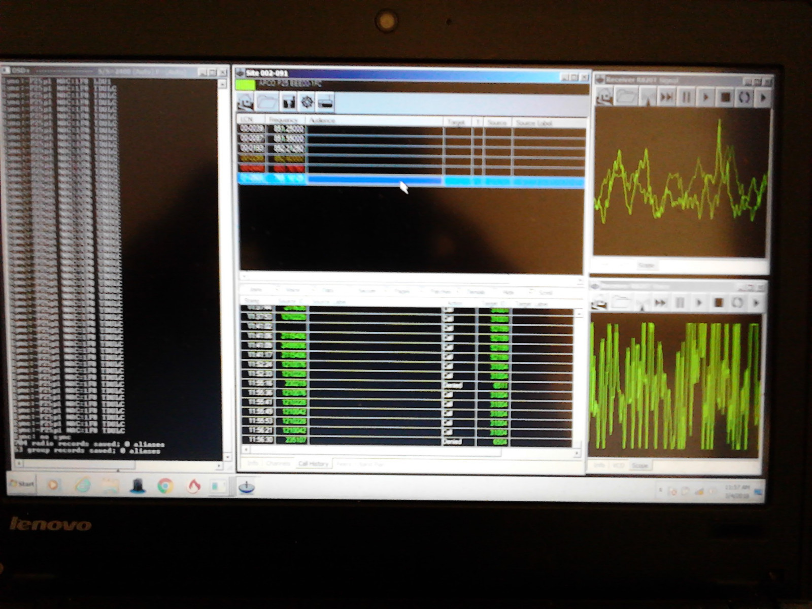 "BLUEBEAM" DUAL SDR RADIO (2x) RTL2832U+R820T2 Drone Tripod Rig