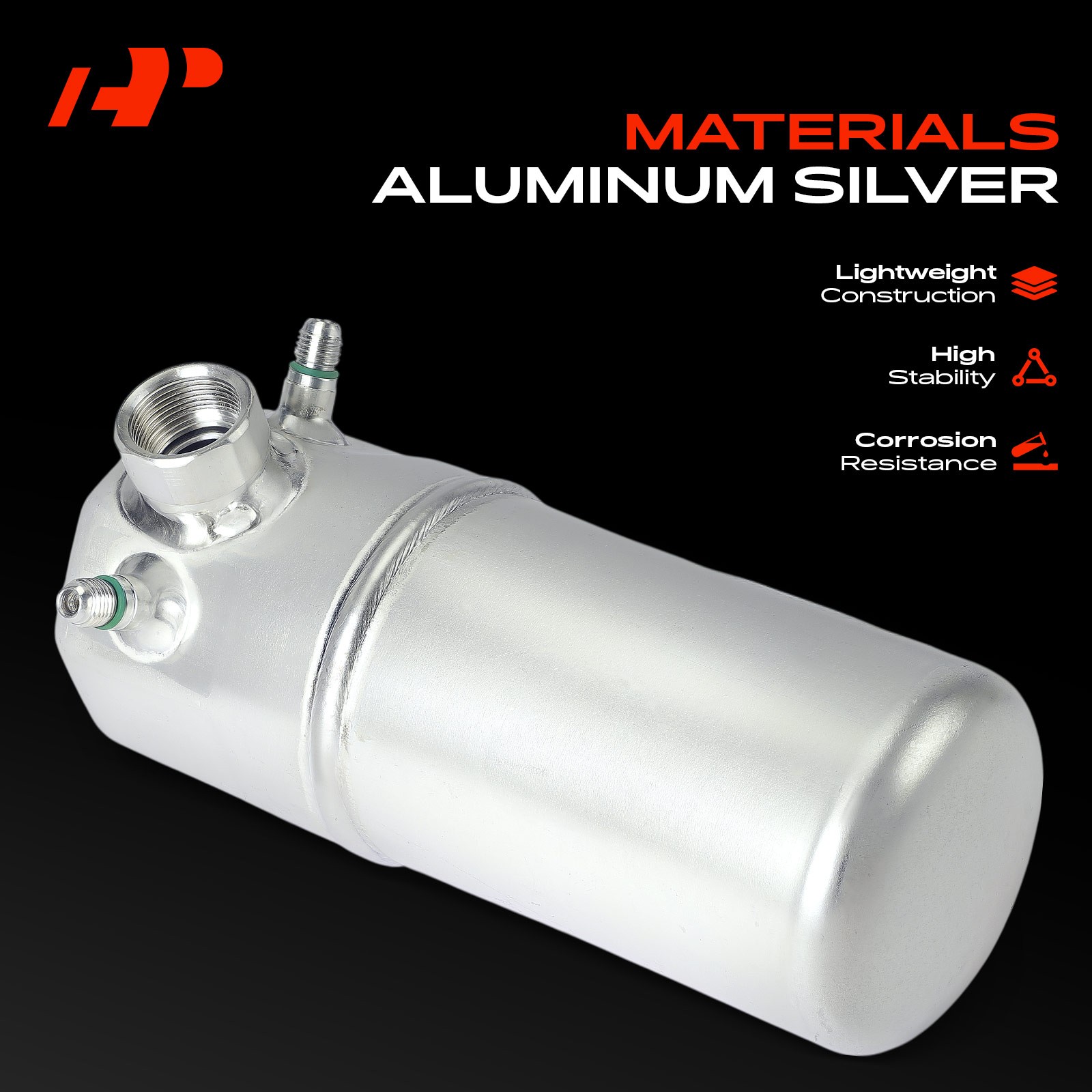 A-Premium Aluminum A/C Receiver Drier for Chevrolet Impala Caprice Buick Electra