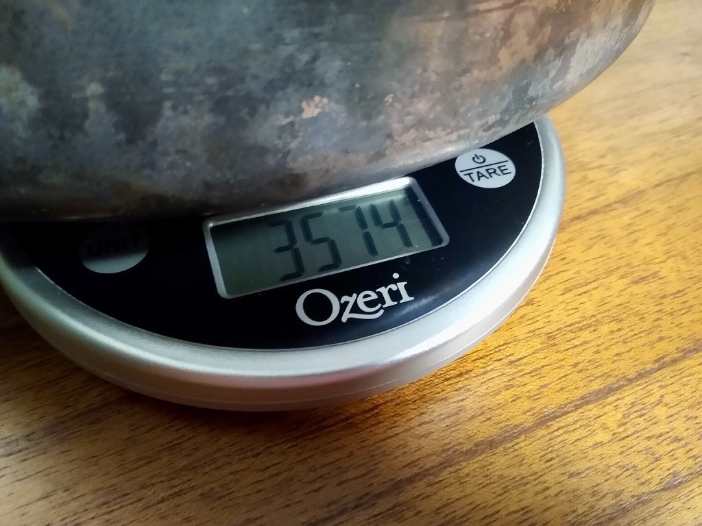 Incredible Large Hammered French Copper Rondeau Pot & Lid (Mauviel?) 2.5mm 28cm