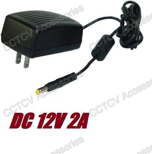 DC 12V 2A 2.0A 50/60Hz Switching Power Supply Adapter For 110V- 240V AC Free SH