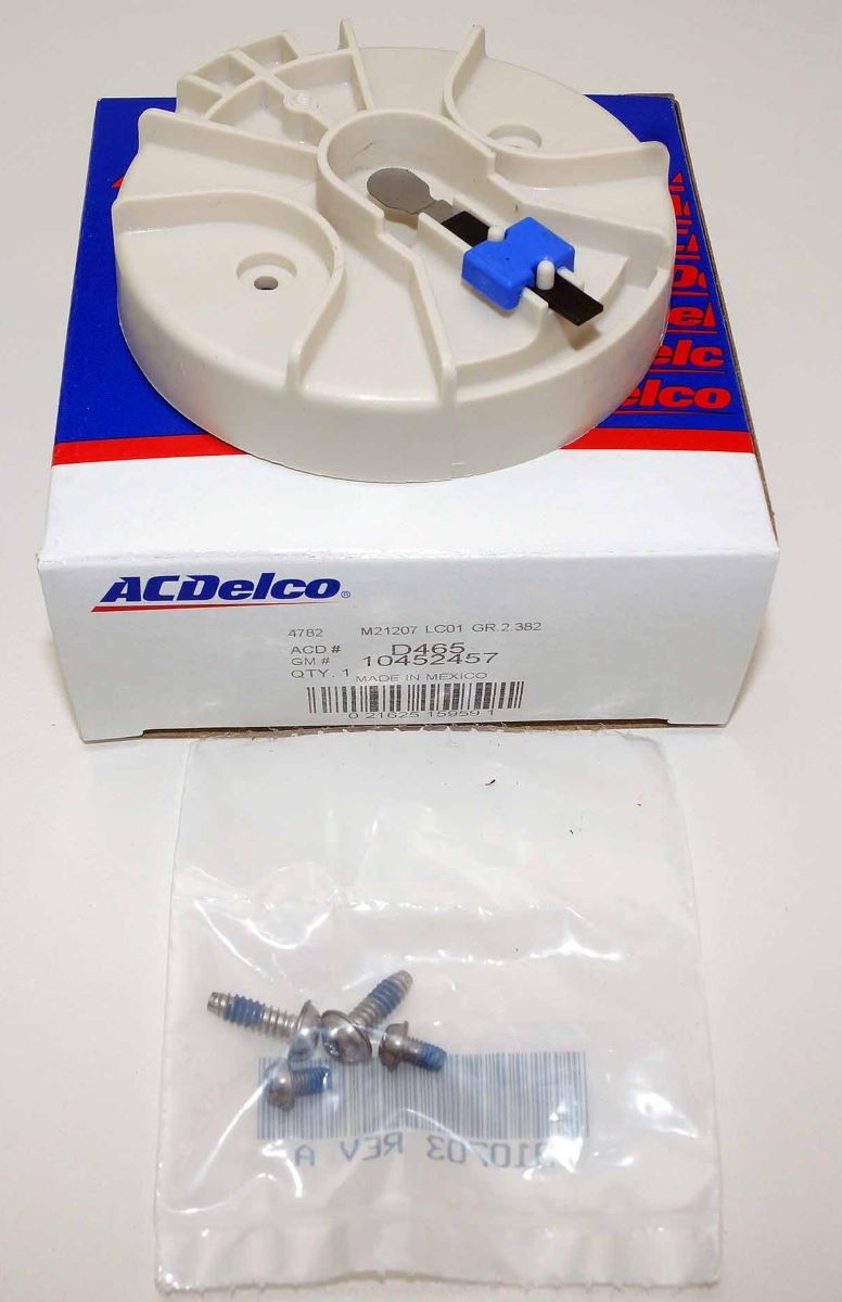 Genuine OEM ACDelco D465 GM 10452457 Distributor Rotor Chevy GM Olds Pont