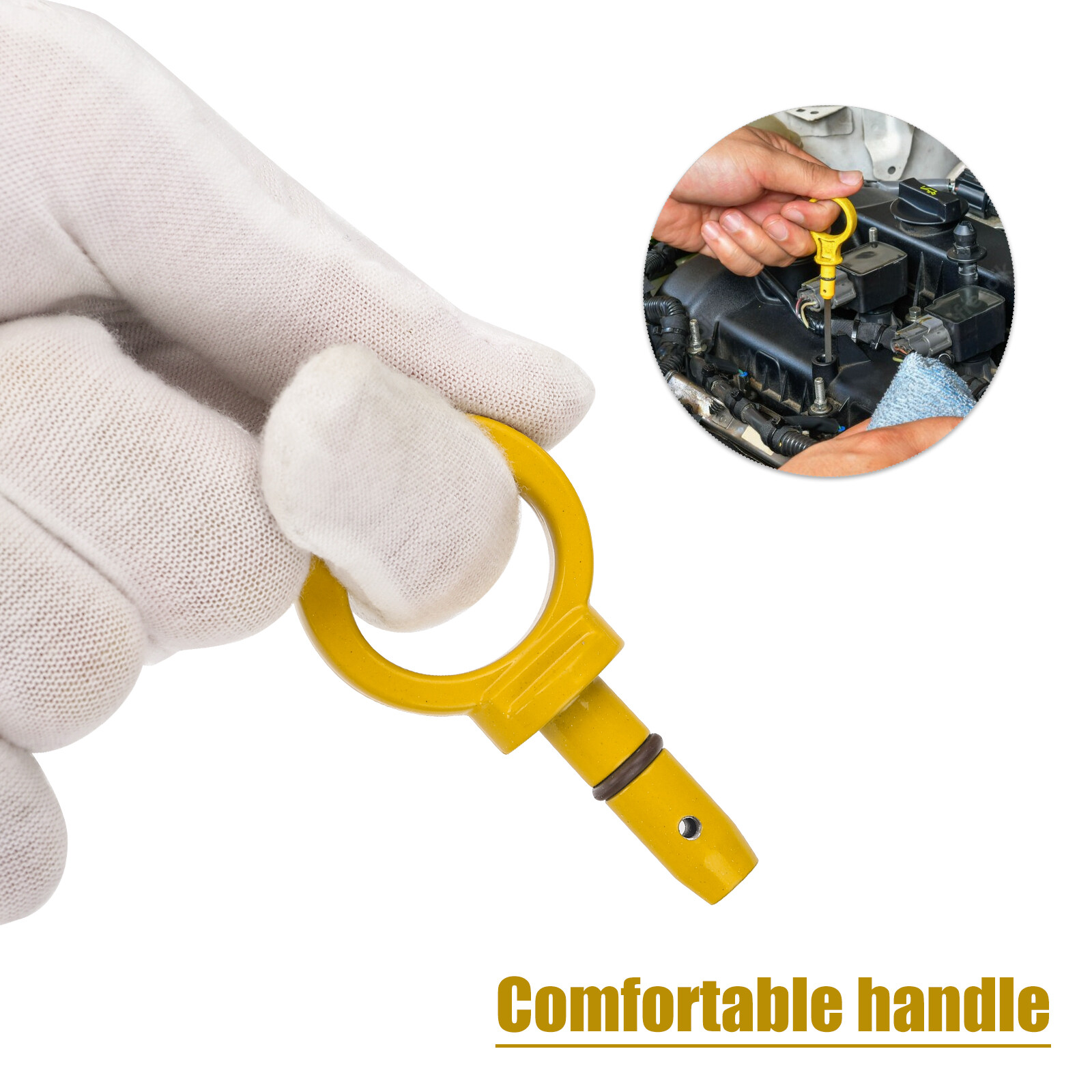 Oil Level Dipstick Dip Stick Repair Handle kit For Chrysler Jeep Dodge Ram V6 V8