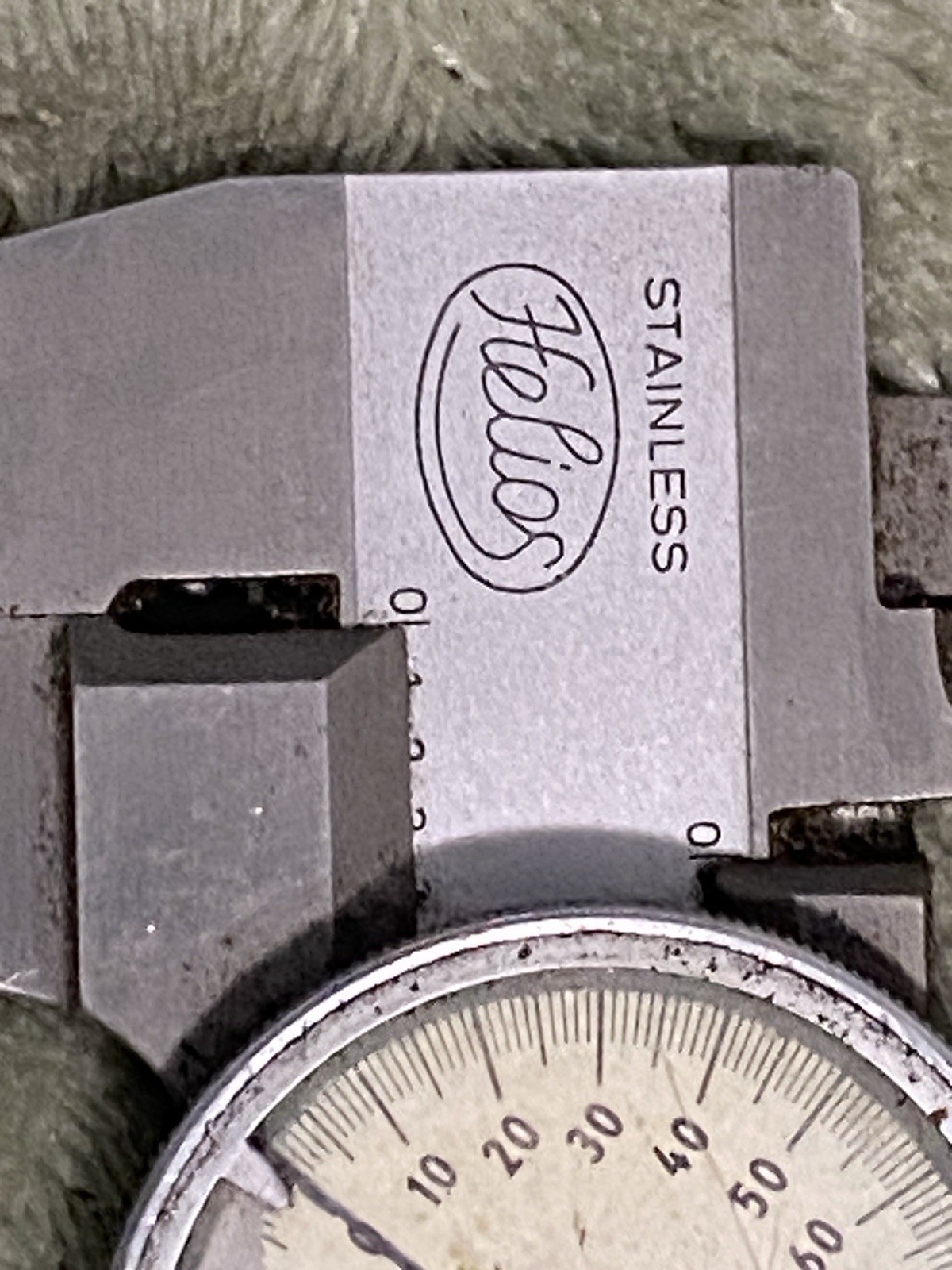 RARE VTG. HELIOS Dial Calipers 6.5” Fine Adj. Pre-1949 Germany W/ Original Case