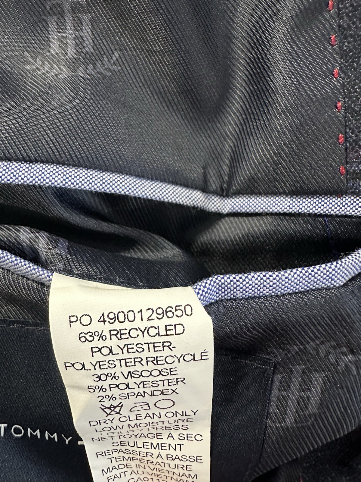 NEW Tommy Hilfiger Mens Conrad Modern Fit Plaid Sport Coat Blue Size 36S NWT