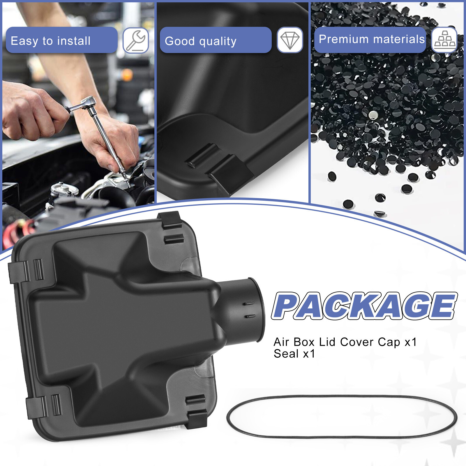 Air Box Lid Cover Cap & Seal for Honda TRX90 TRX90EX TRX90X 1993 1994 1995-2024