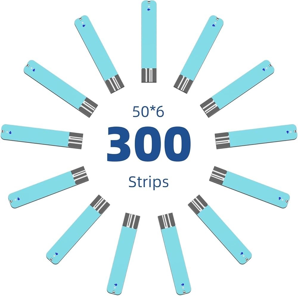 Diabetes Blood Glucose 1000 Test Strips Free Shipping Exp 07/20/2027