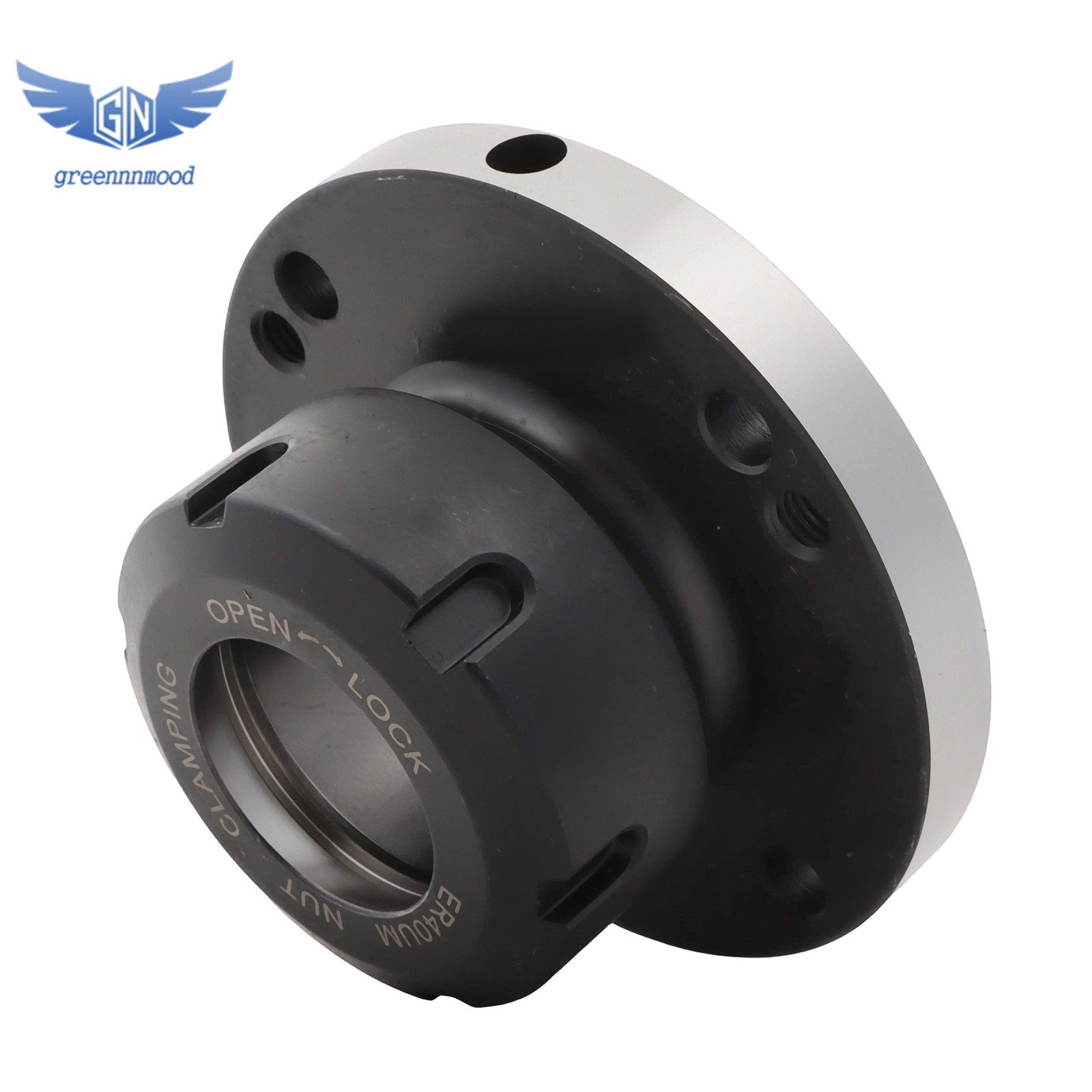 ER40 Collet Chuck 100mm Diameter Compact Lathe Tight Tolerance with 1 ER Wrench