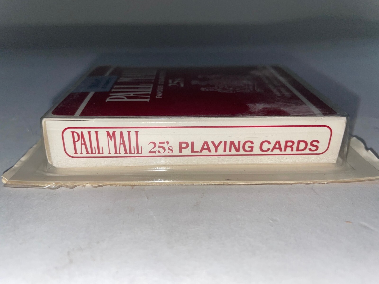 Vintage PALL MALL 25's Promotional Deck PLAYING CARDS Famous Cigarettes SEALED