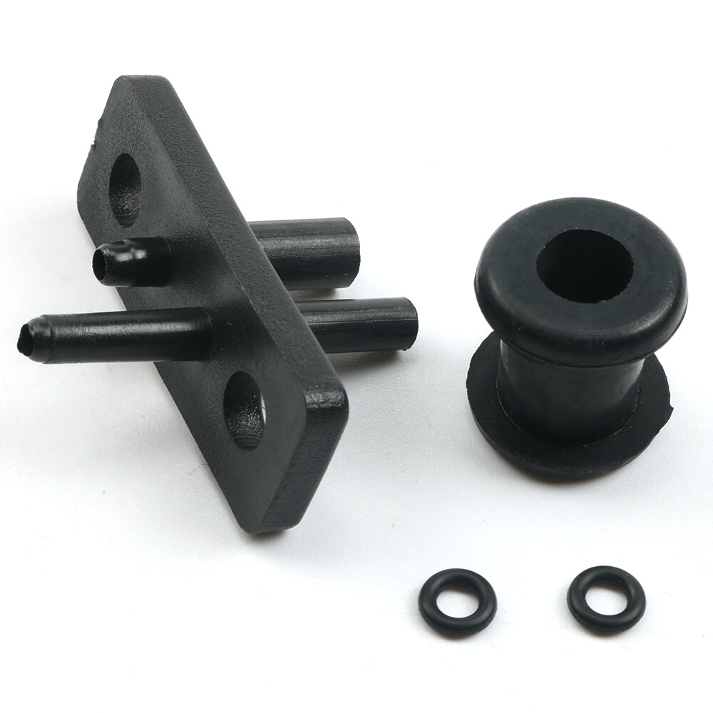 For Honda ATC 70 90 110 125 TRX 70 125 Dual Line Fuel Gas Tank Flange Plastic