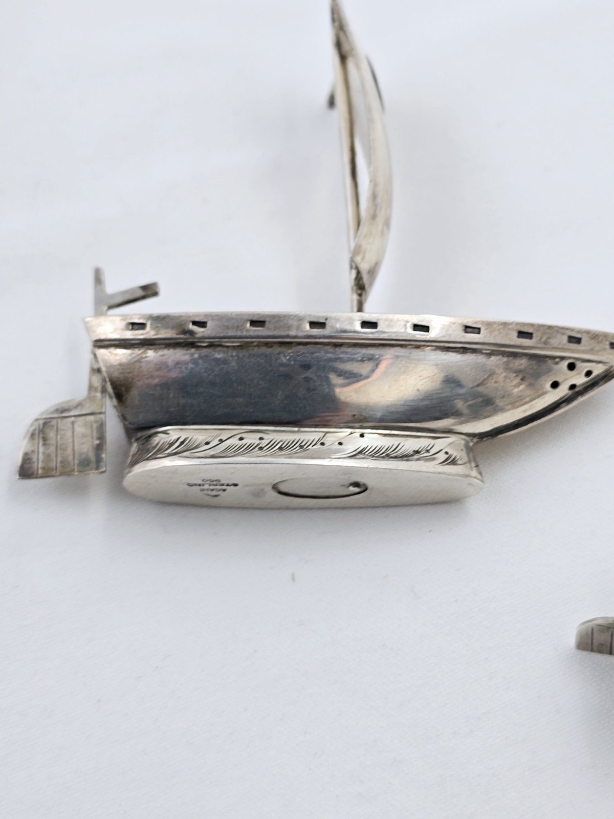 Vintage Asahi Sterling Silver 950 Salt and Pepper Shakers 66g