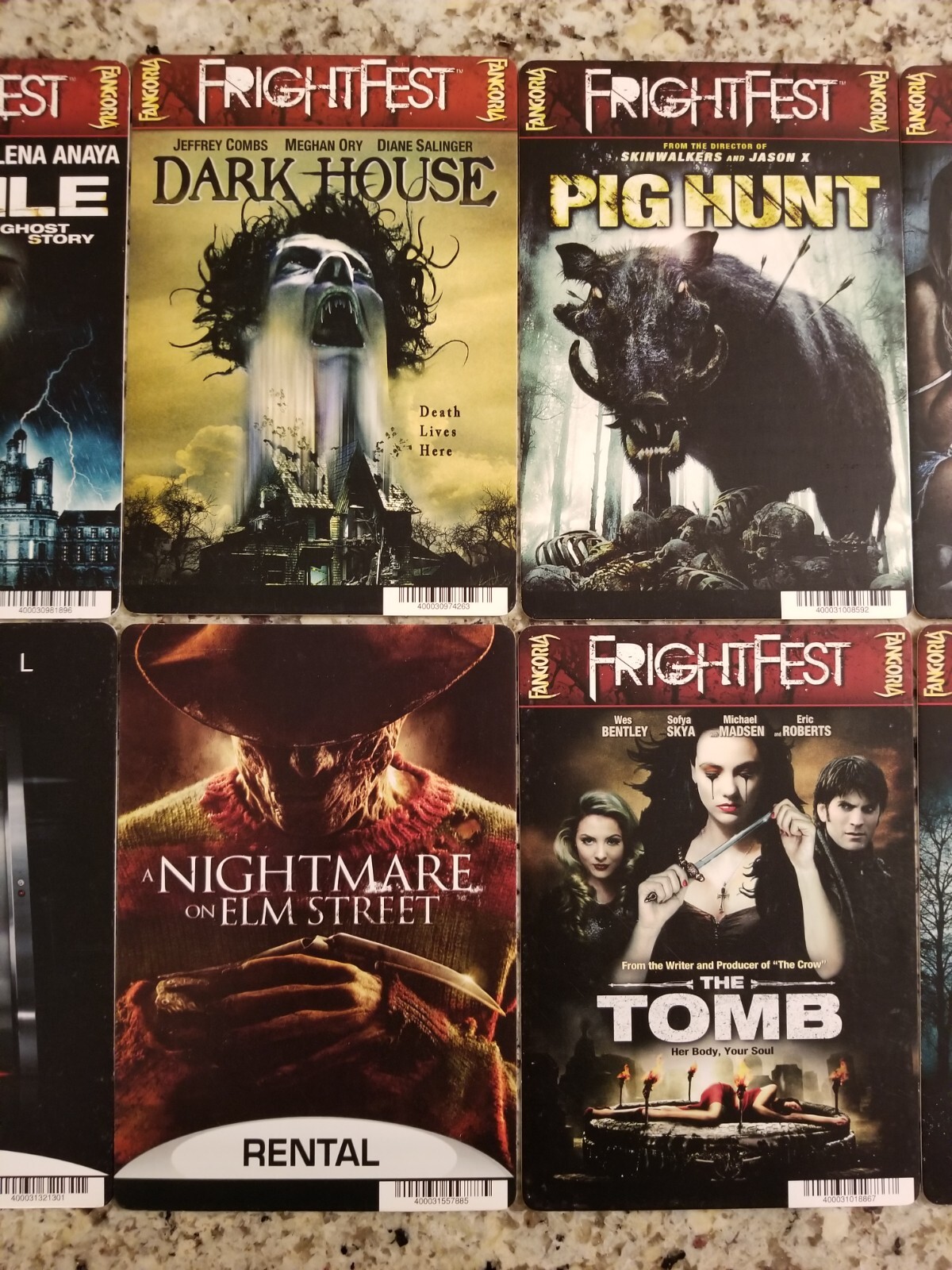 💀(1) One HORROR MOVIE Mini-Poster/Rental CARD🔥DEVIL (ONLY)