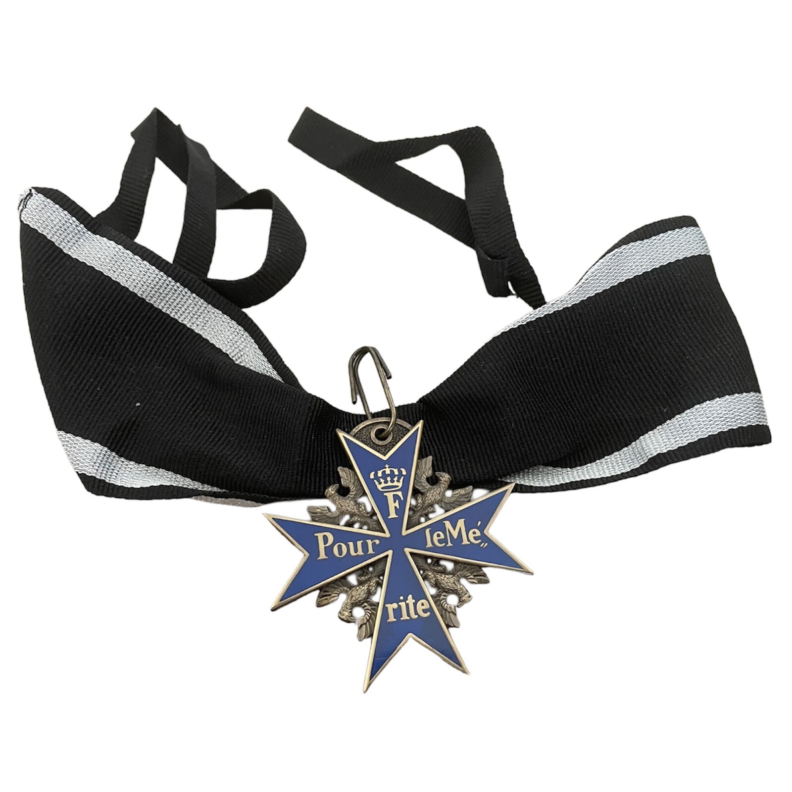 WW1 Repro German Prussian Blue Max Medal Pour Le Merite Military Award