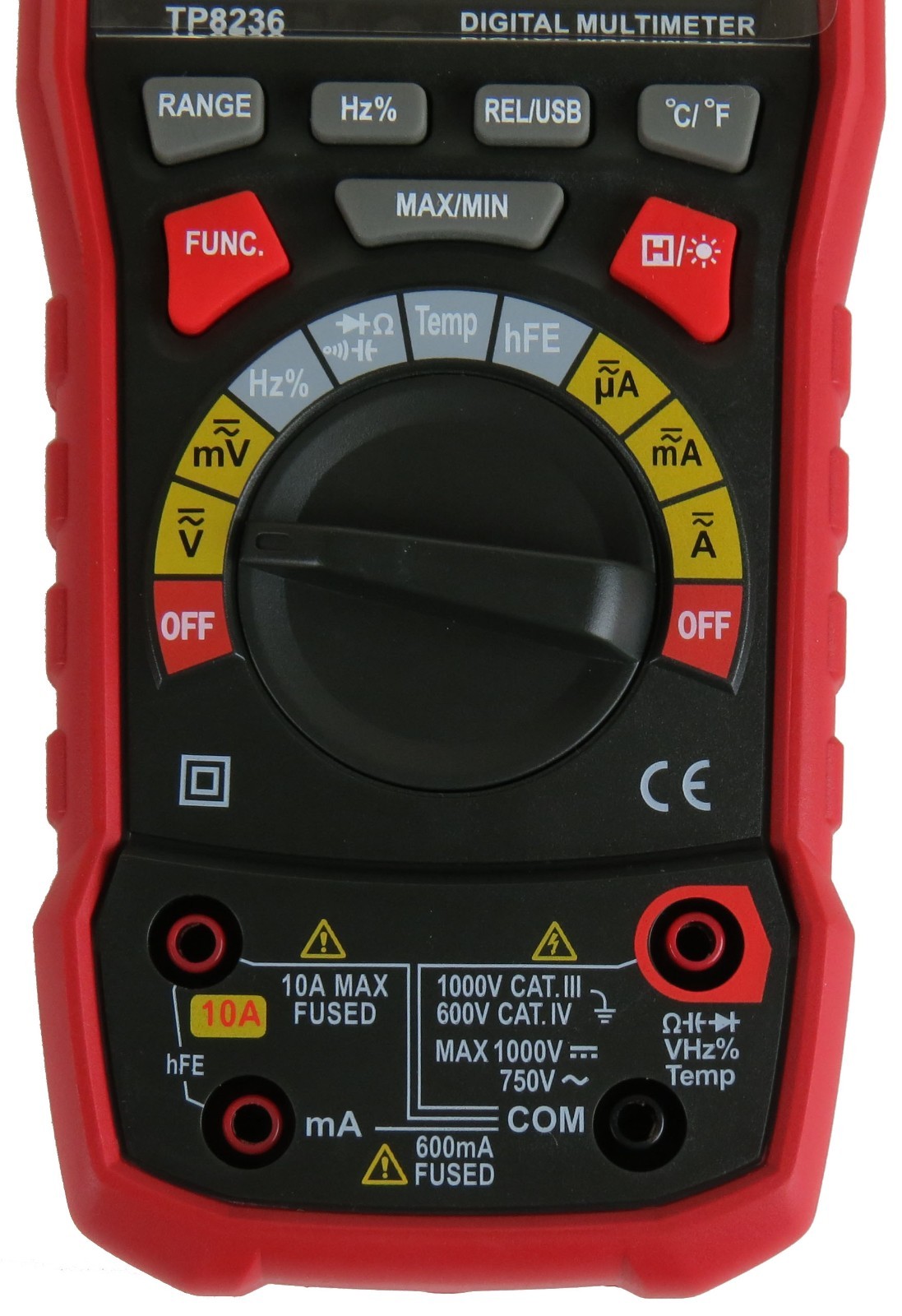 New TekPower TP8236 True RMS Multimeter AC/DC Voltage Current USB Date Logger
