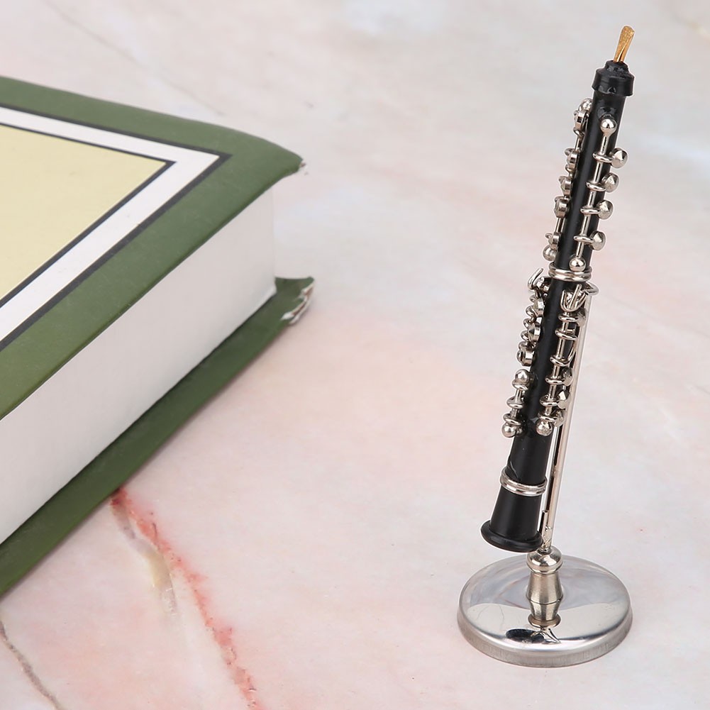Mini Oboe Model Elegant Ornament For Music Lovers Easy To Use
