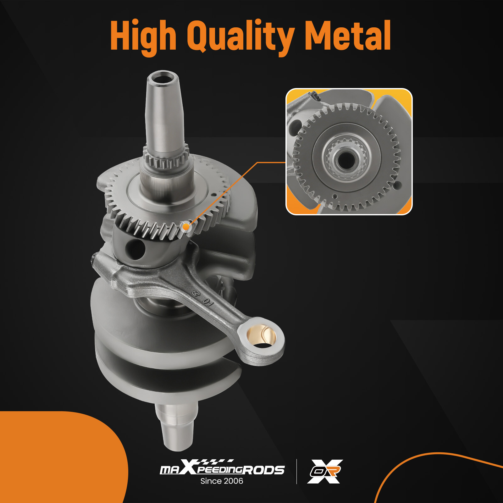 Engine Crankshaft Crank Shaft & Connecting Rod For Polaris RZR XP 1000 2014-2017