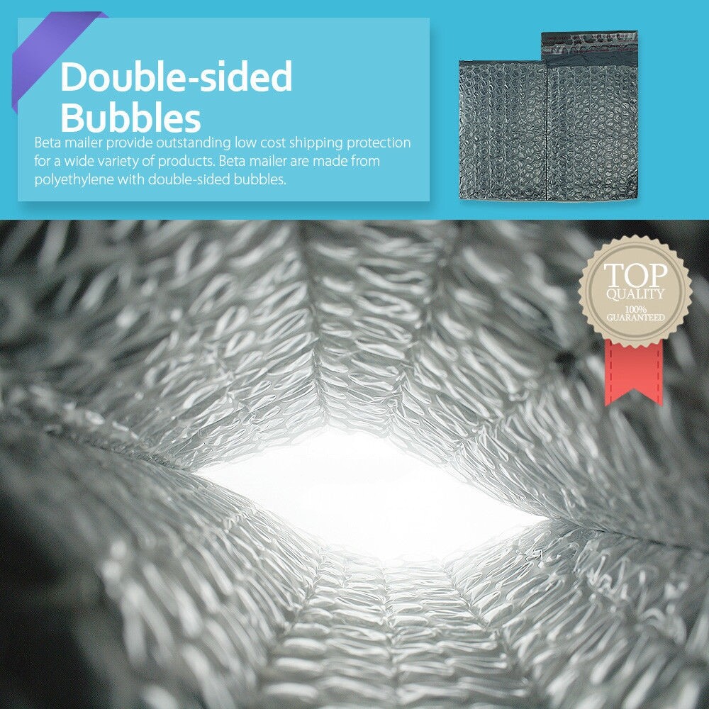 Poly Bubble Mailers Padded Envelopes Shipping Bags Self Seal Multiple Sizes