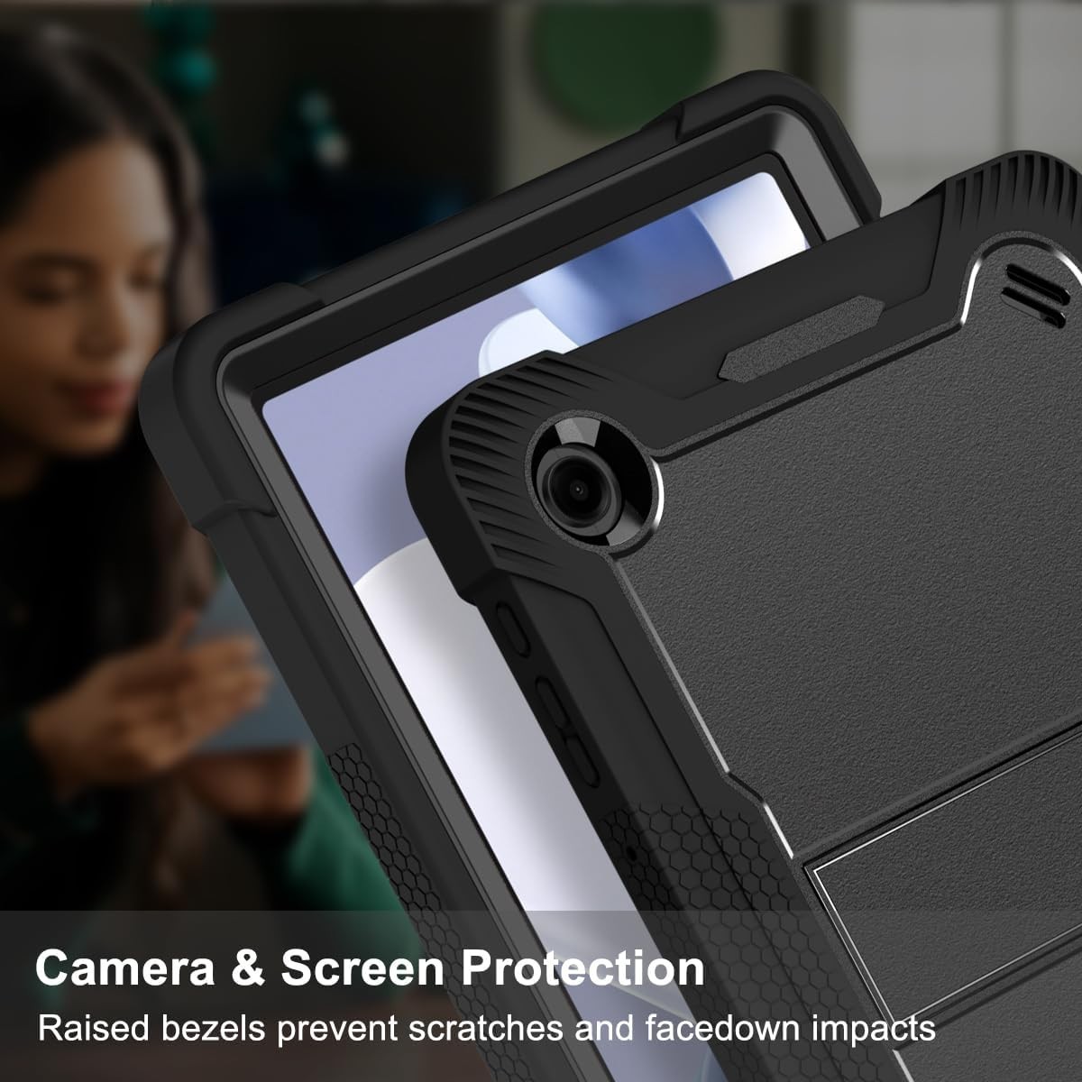 For T-Mobile REVVL Tab 2 5G 10.1" Heavy Duty Case Stand Cover Screen Protector