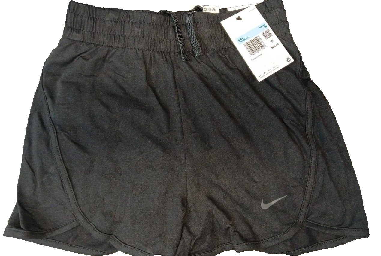 New Nike Loose Fit Coupe Girls Training Shorts With Liner Multi Sizes Black