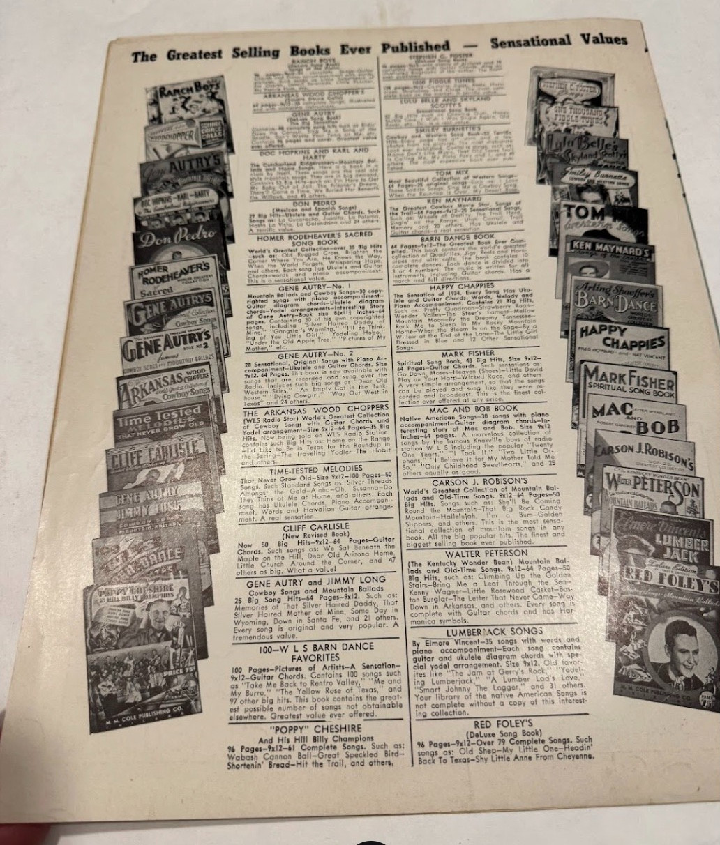 COOL! Sheet Music I've Been Working On The Railroad Calumet Music Co. 1936