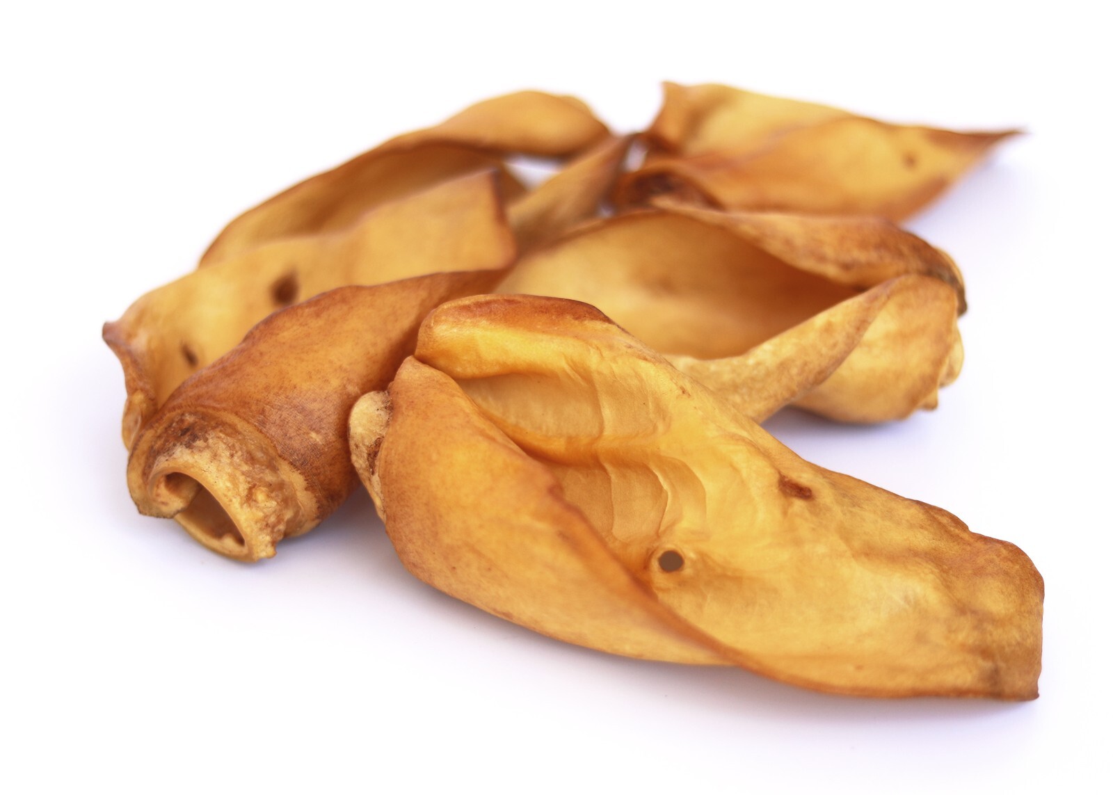 All Natural Beef Cow Ears DOG Treats in bulk SMOKED Flavor