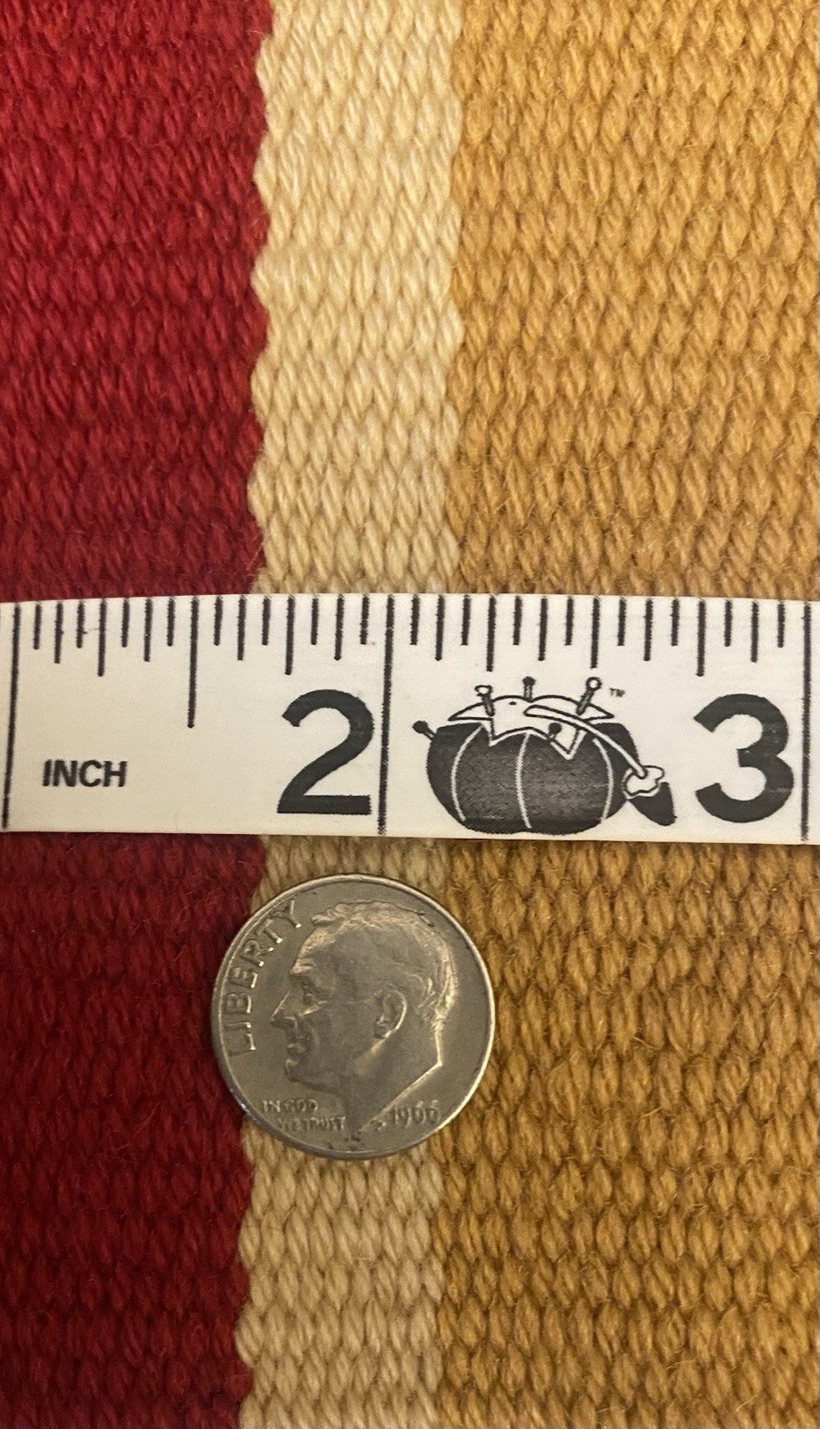 Germantown Navajo Pillow Square First Quarter 20th Century 17-1/2” x 17-1/2”