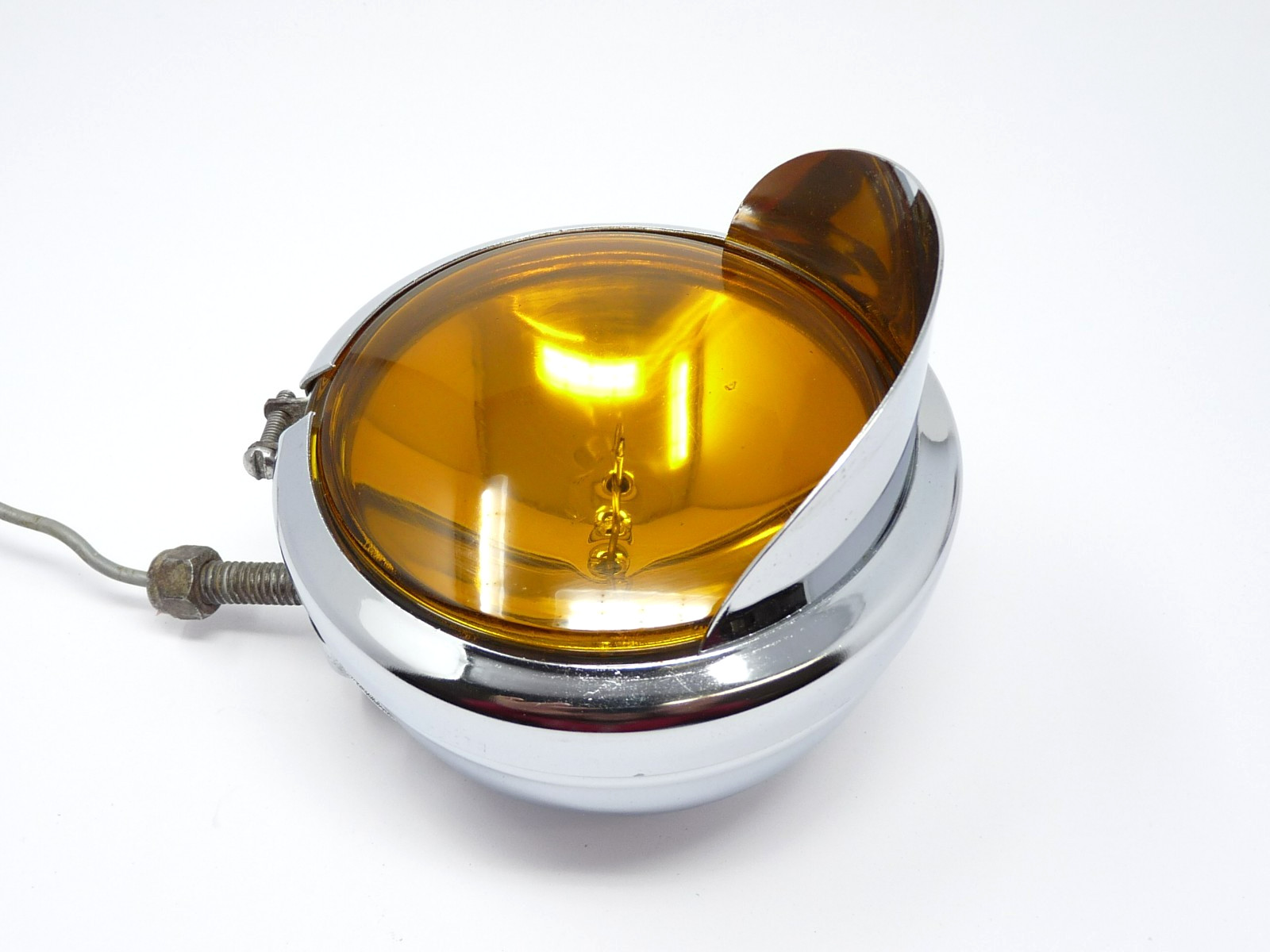 VINTAGE HARLEY DAVIDSON GUIDE 62 PANHEAD AUXILIARY FOG PASSING SPOT LAMPS LIGHTS