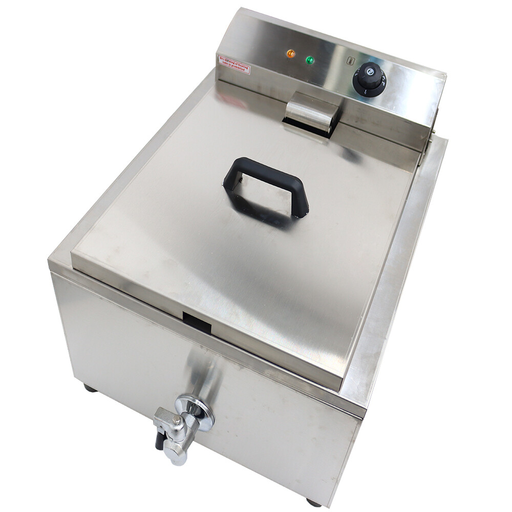 TECHTONGDA 110V Stainless Steel Multi-Purpose Funnel Cake Fryer for Donuts etc.