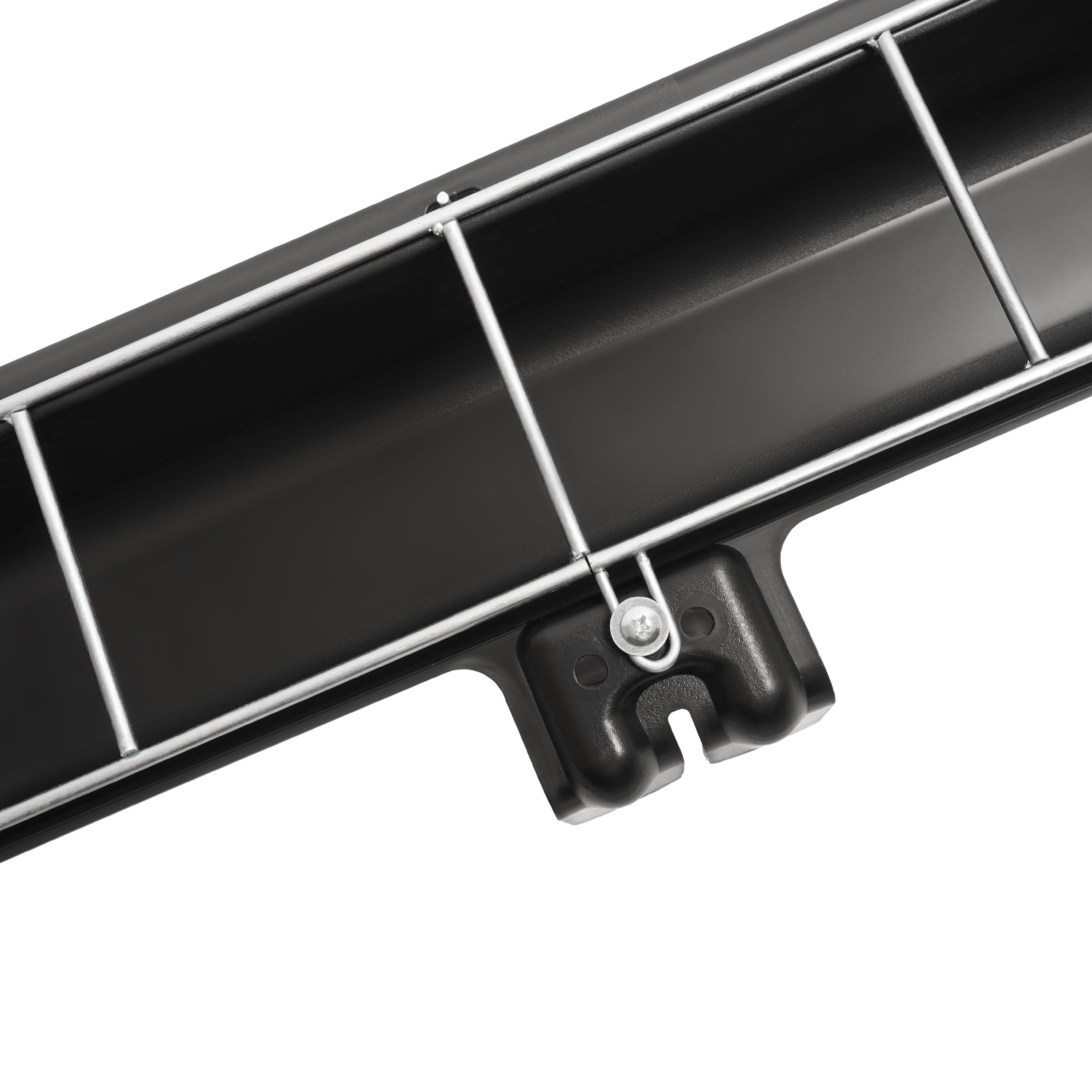 2 Pack Black Hook Over Goat Trough 9 Quart Livestock Feeder For Sheep Alpaca