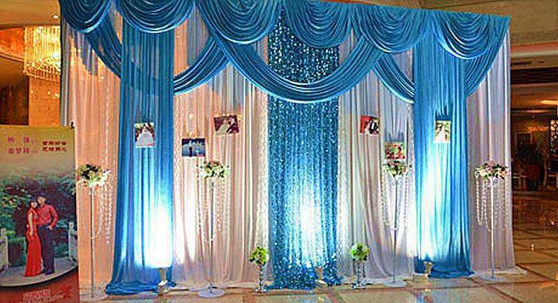 DOUBLE CROSS BAR ADJUSTABLE QUICK BACKDROP KIT 10FT x 20FT PIPE WITHOUT DRAPE