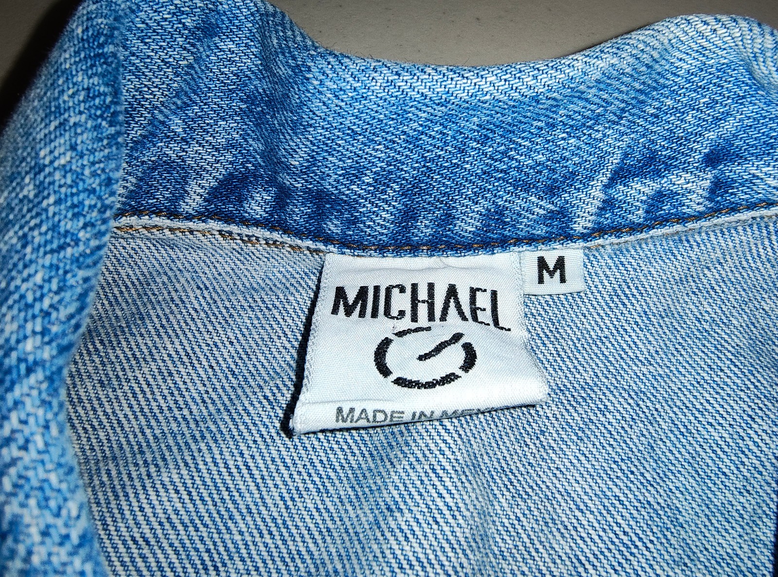 Girls Denim Embroidered Vest Flowers Butterfly Medium