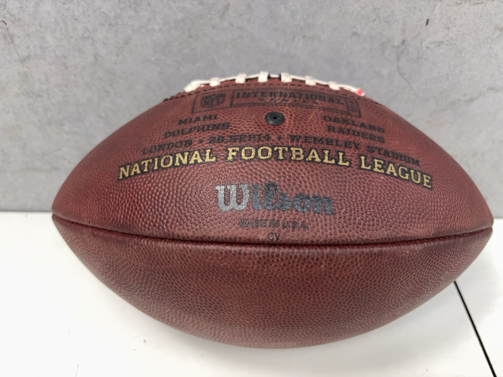NFL Wilson “The Duke” Official Game Ball – Miami Dolphins v Oakland Raiders 2014