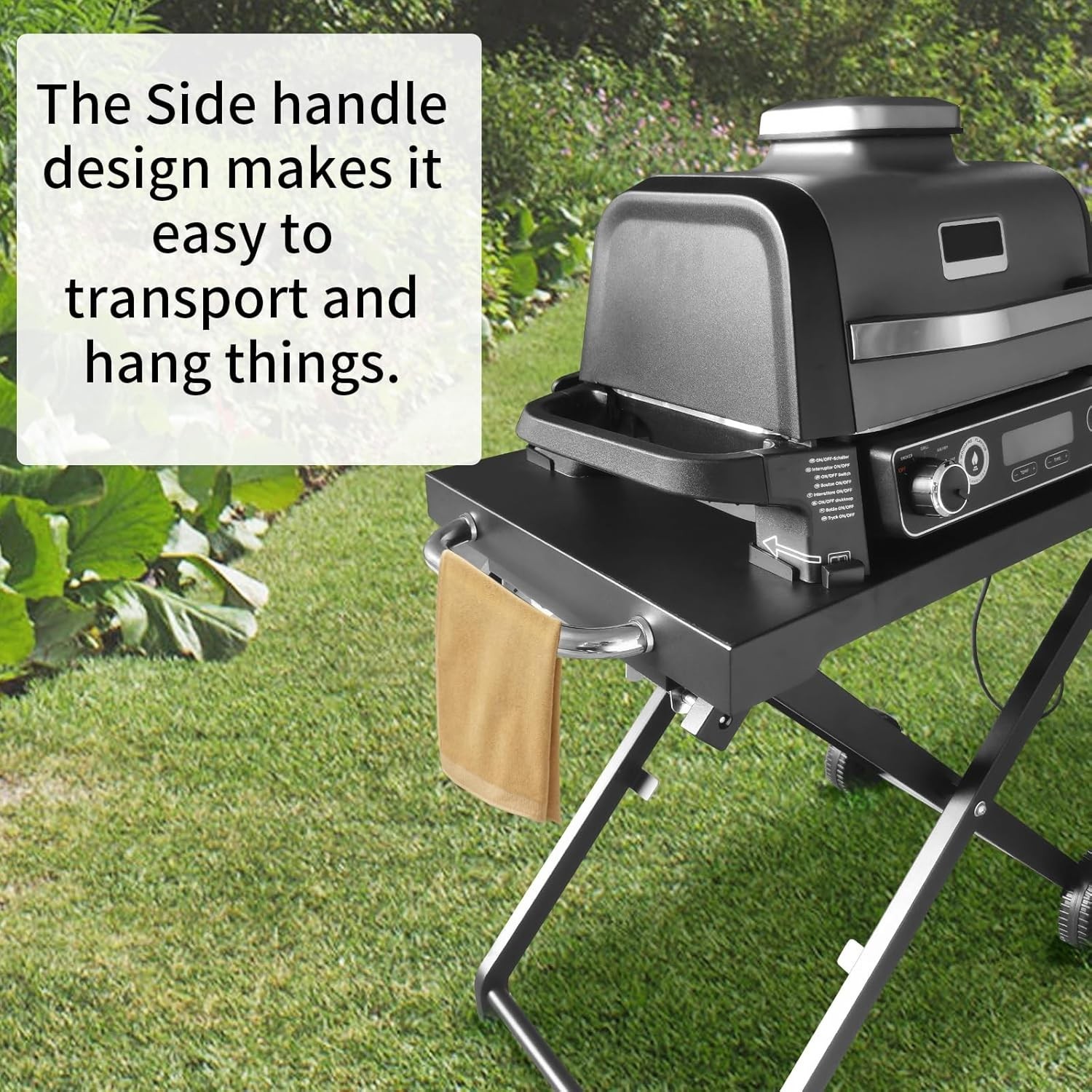 METAL Collapsible Grill Stand Fits Ninja Outdoor for OG701 OG751 OG700 Series