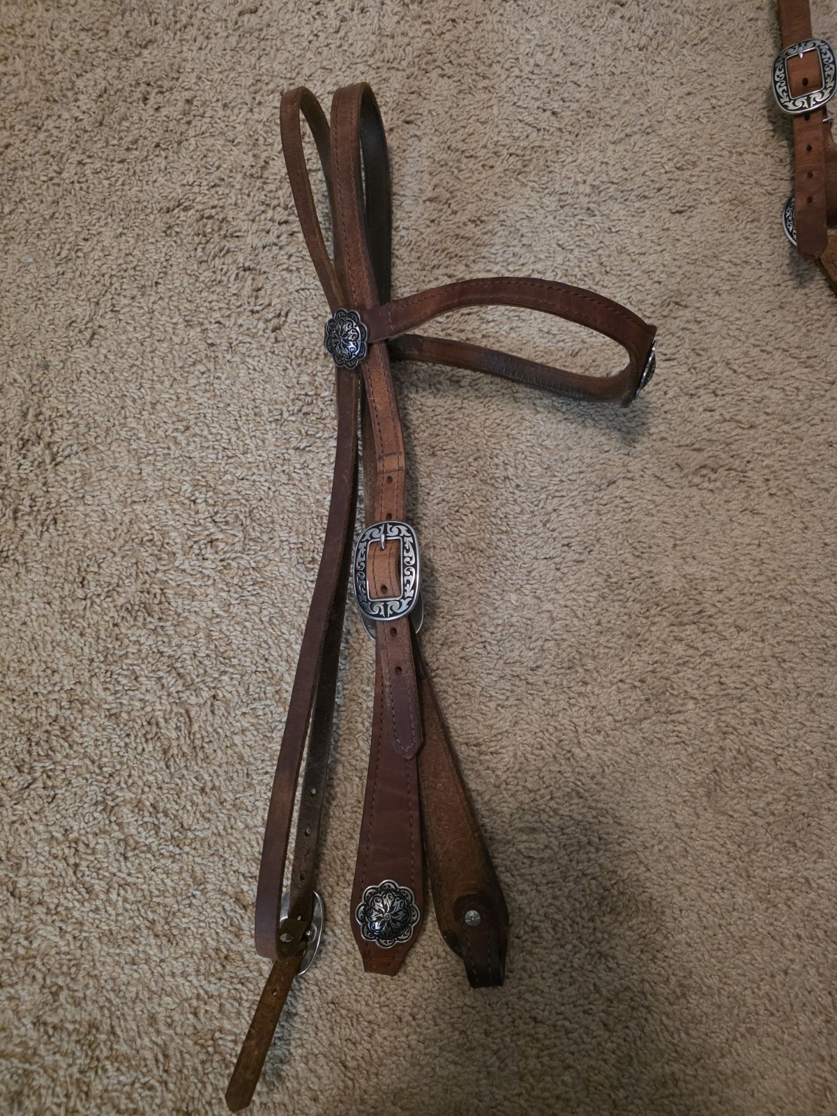Draft Horse Headstall & Breastcollar Hermann Oak Leather Made In USA!