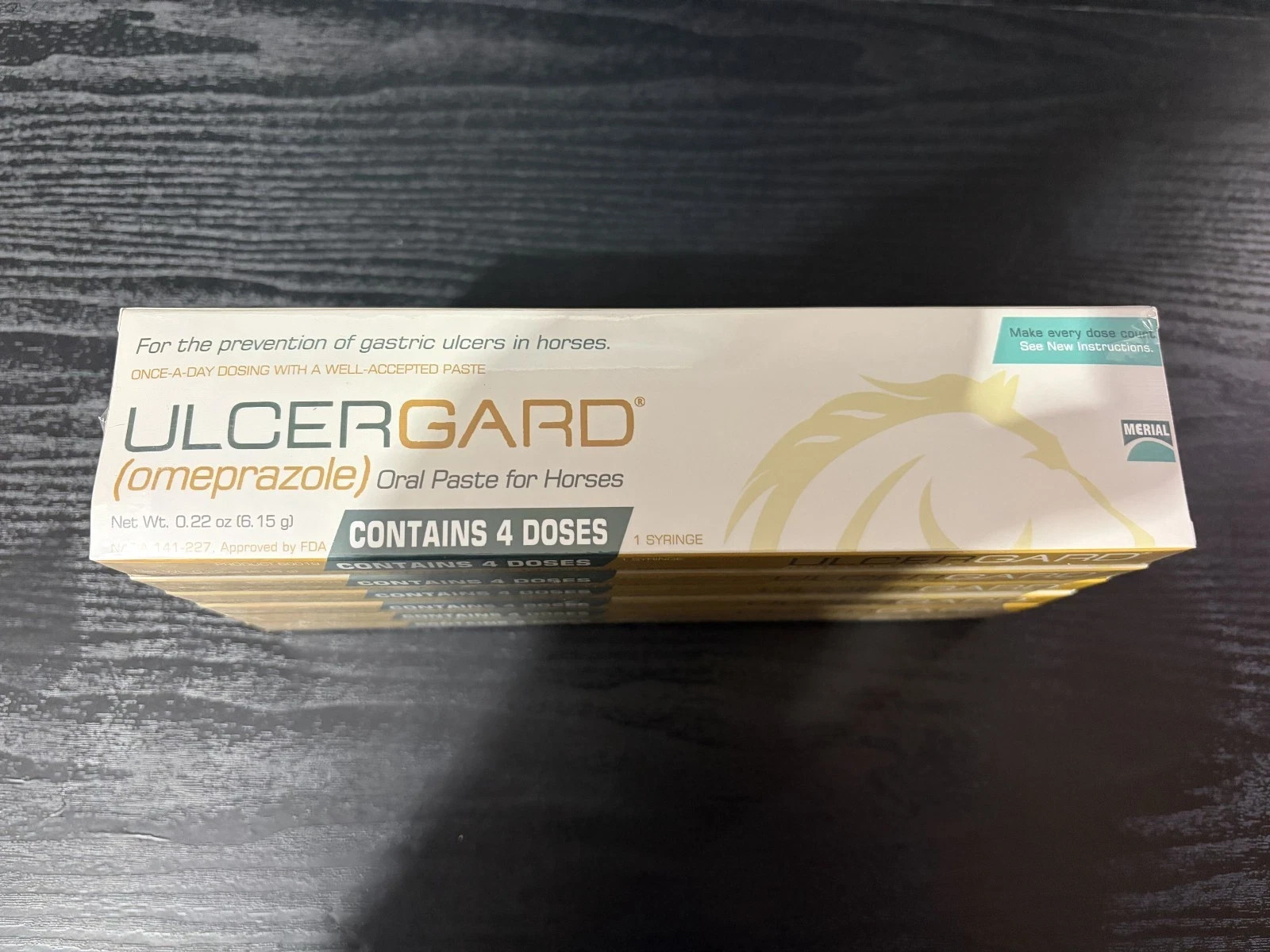 UlcerGard Oral Paste for Horses EQUINE  + ☆ NEW (4 Pack) ☆ Sealed